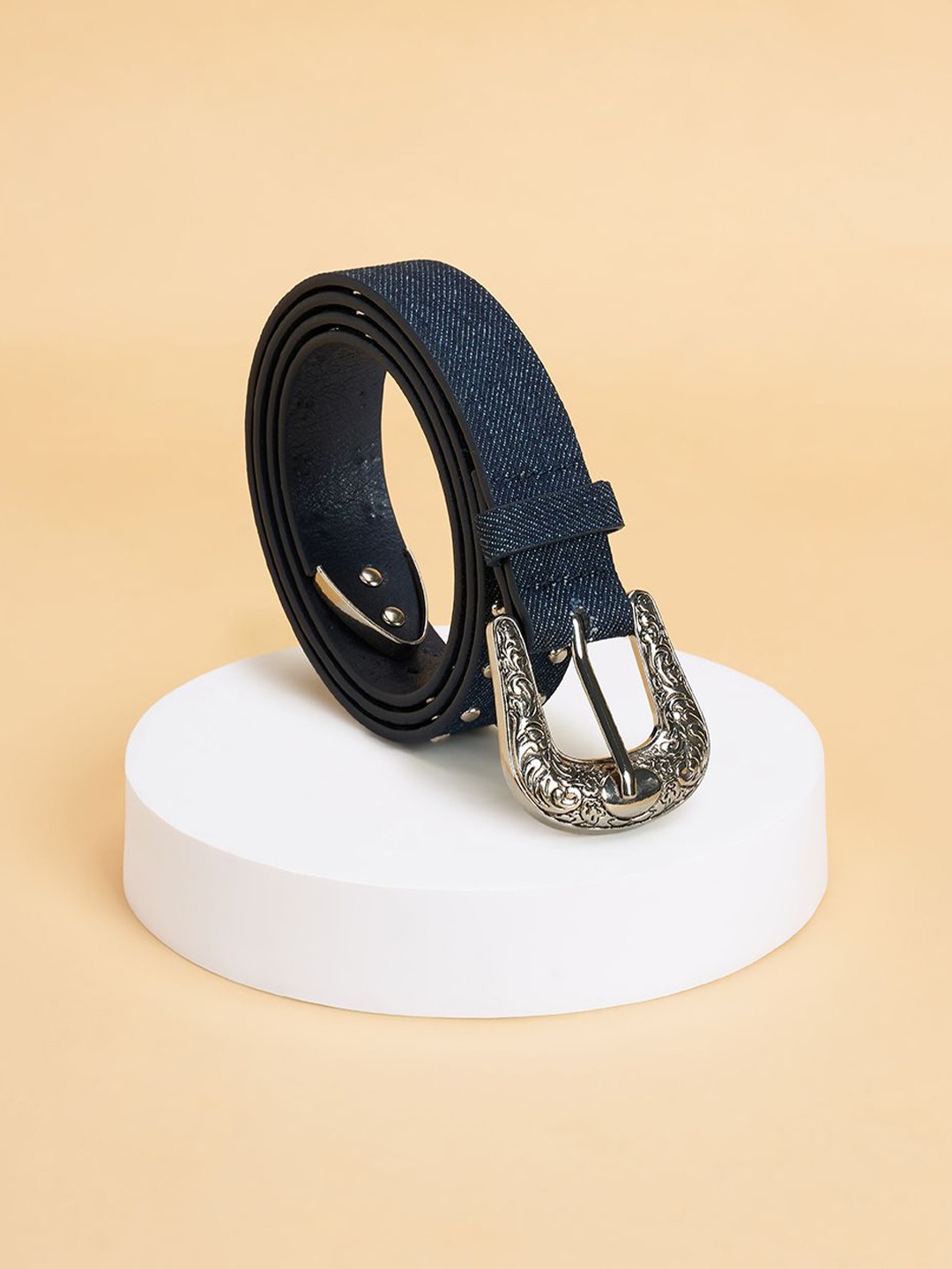 

Forever Glam by Pantaloons Women Tang Casual Belt, Blue