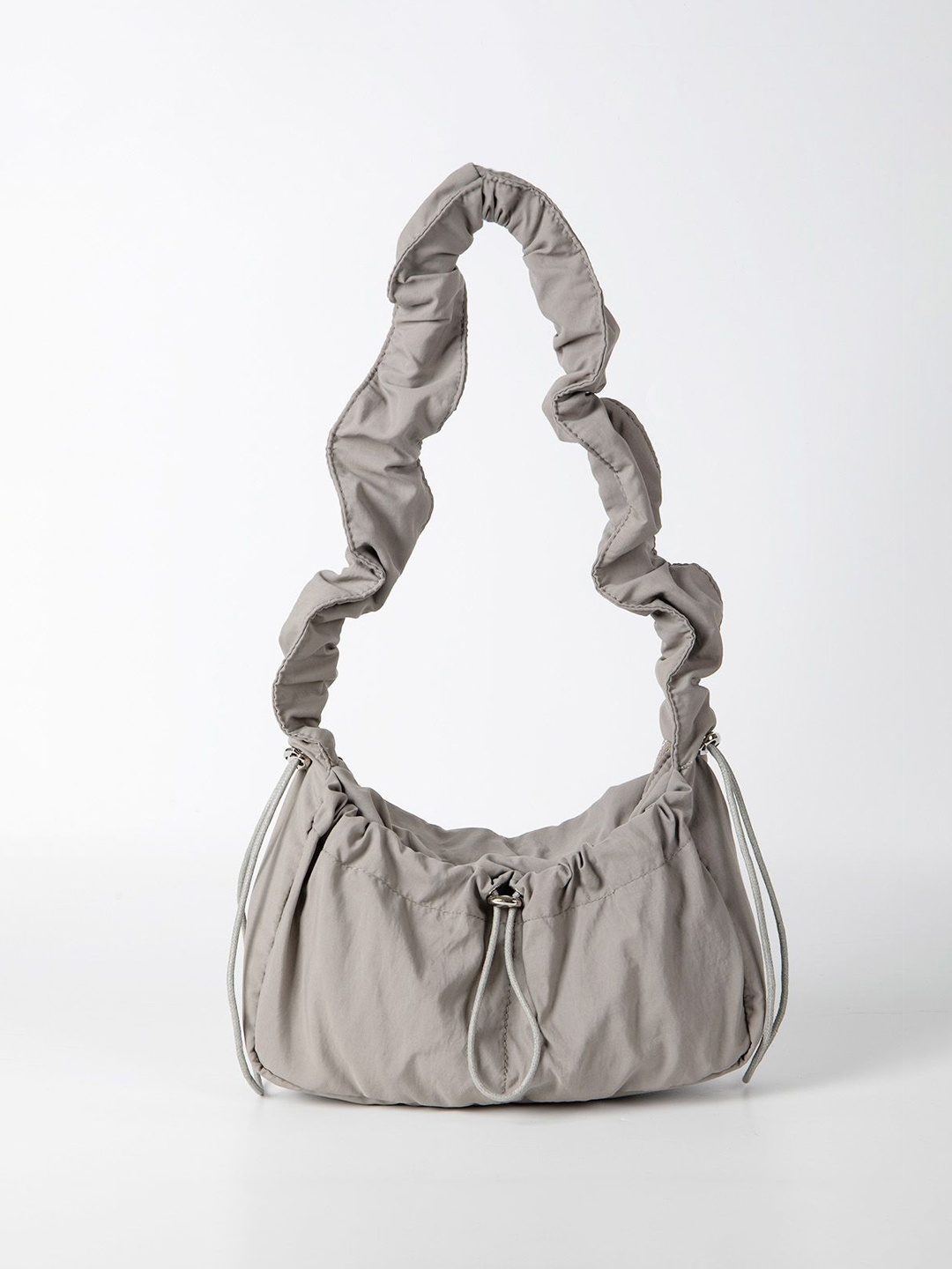 

RAVE Shopper Shoulder Bag with Fringed, Grey