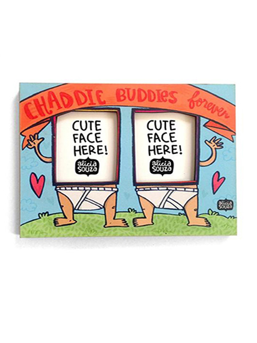 

Alicia Souza Blue & Orange 1 Pieces MDF Wall Photo Frames