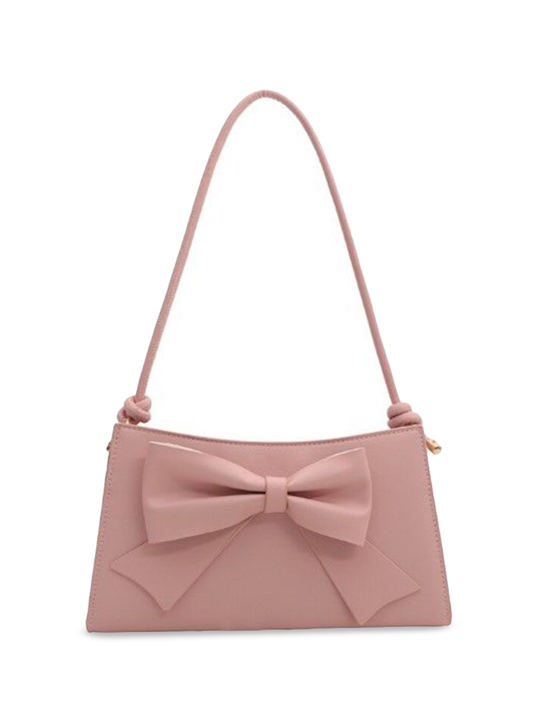 

StyleCast Structured Handheld Bag with Bow Detail, Pink