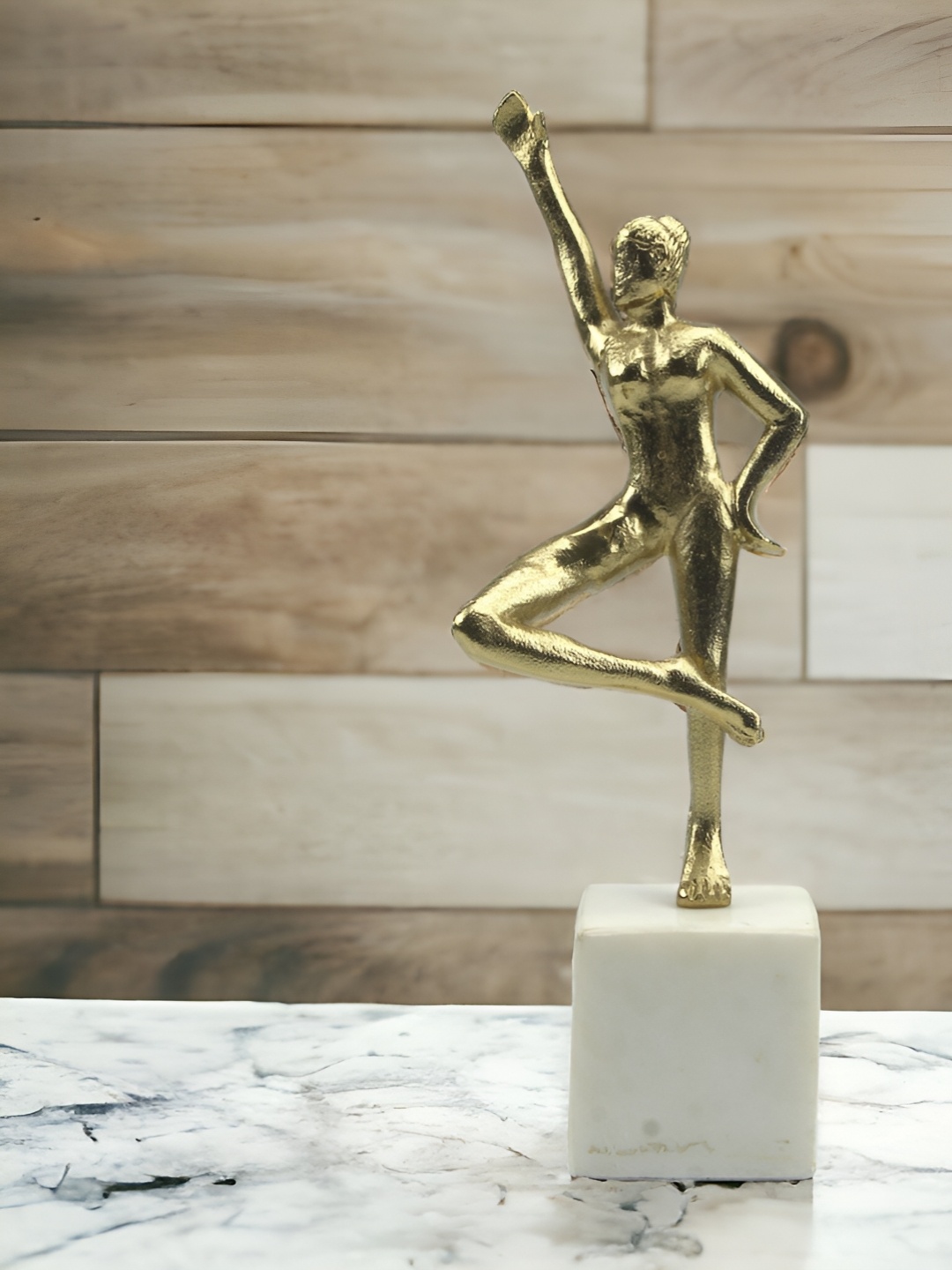 

Hind Decor Yellow Metal Figurine Showpiece