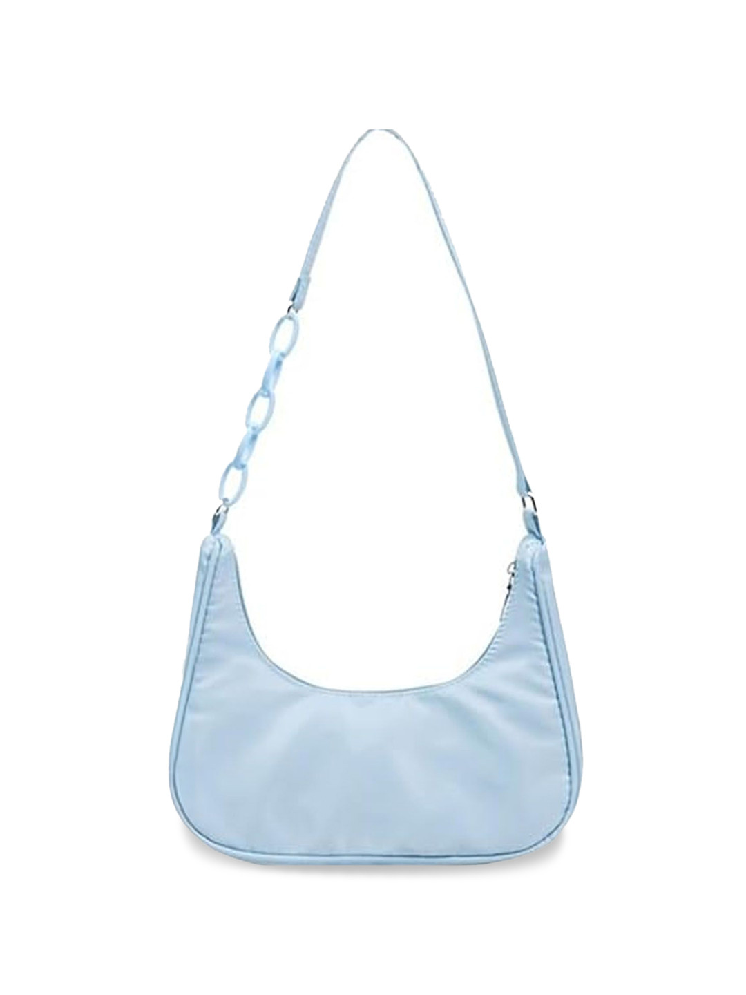 

StyleCast Checked Structured Sling Bag with, Blue