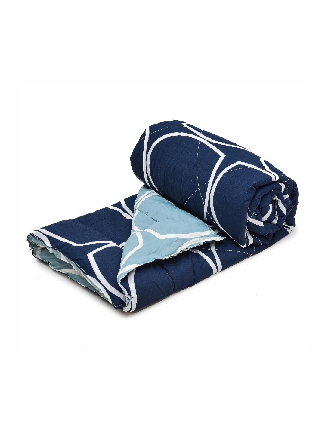 

Myntra Elegant Homes Grey & White Floral Microfiber Heavy Winter 210 GSM Single Bed Comforter