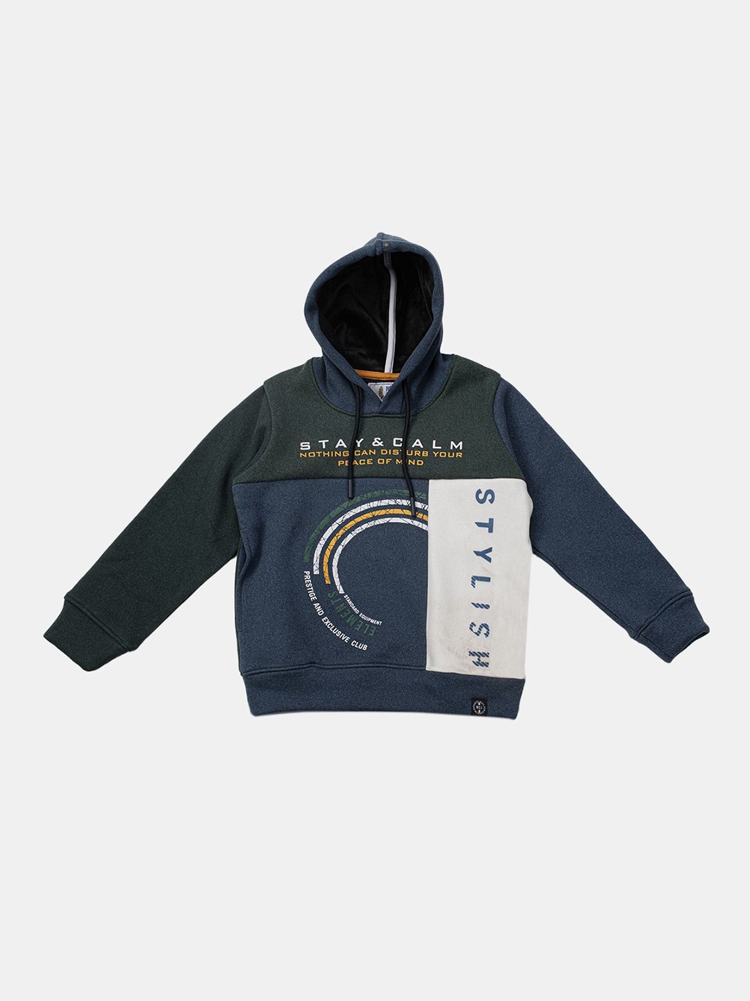 

Albion By CnM Boys Hooded Long Sleeves Pullover Sweatshirt, Blue