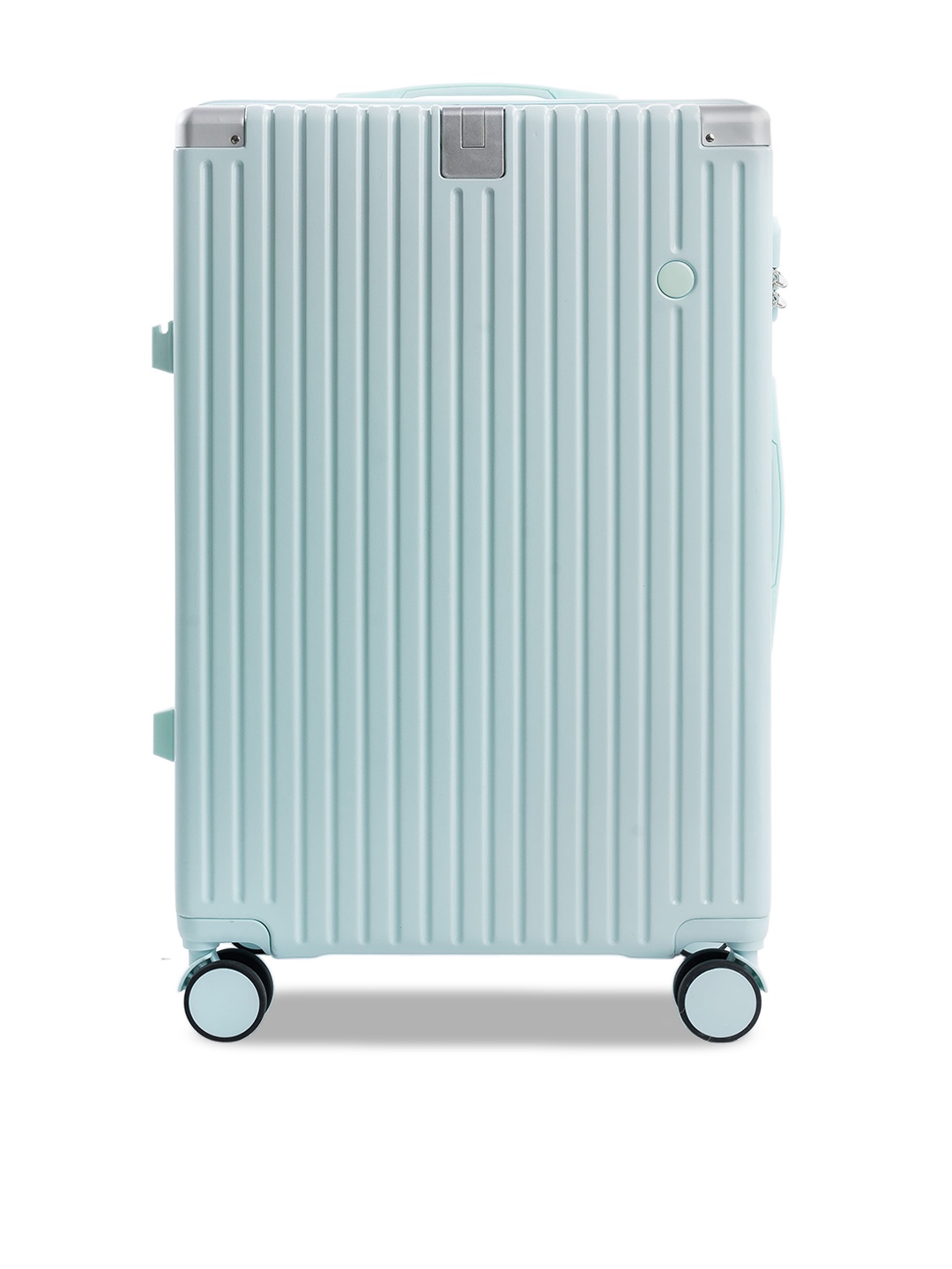 

PYB Unisex Hard Sided Cabin Trolly Suitcase, Turquoise blue