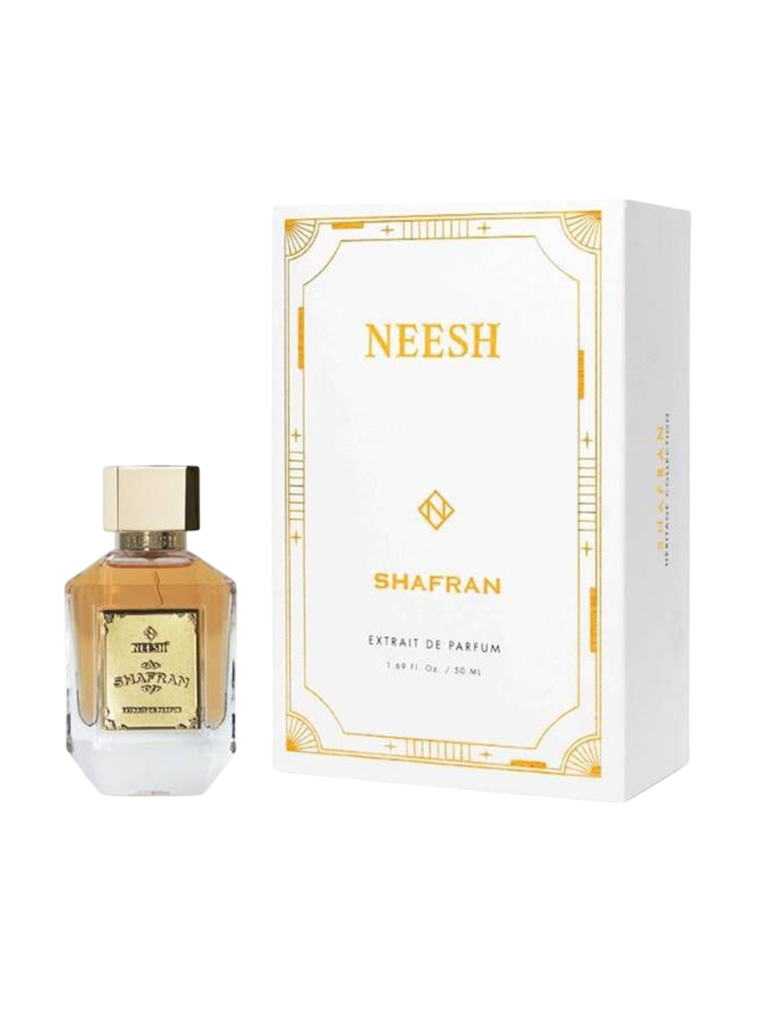 

NEESH Shafran Men Long Lasting Extrait De Perfume - 50 ml, White