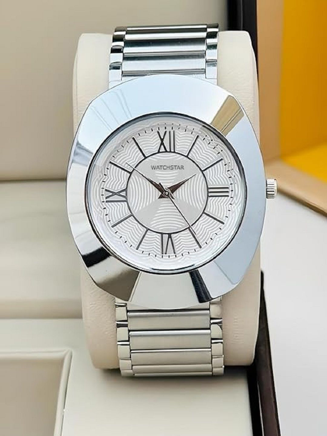 

WATCHSTAR Men Dial & Stainless Steel Straps Analogue Watch RRR SaadiG1, Silver