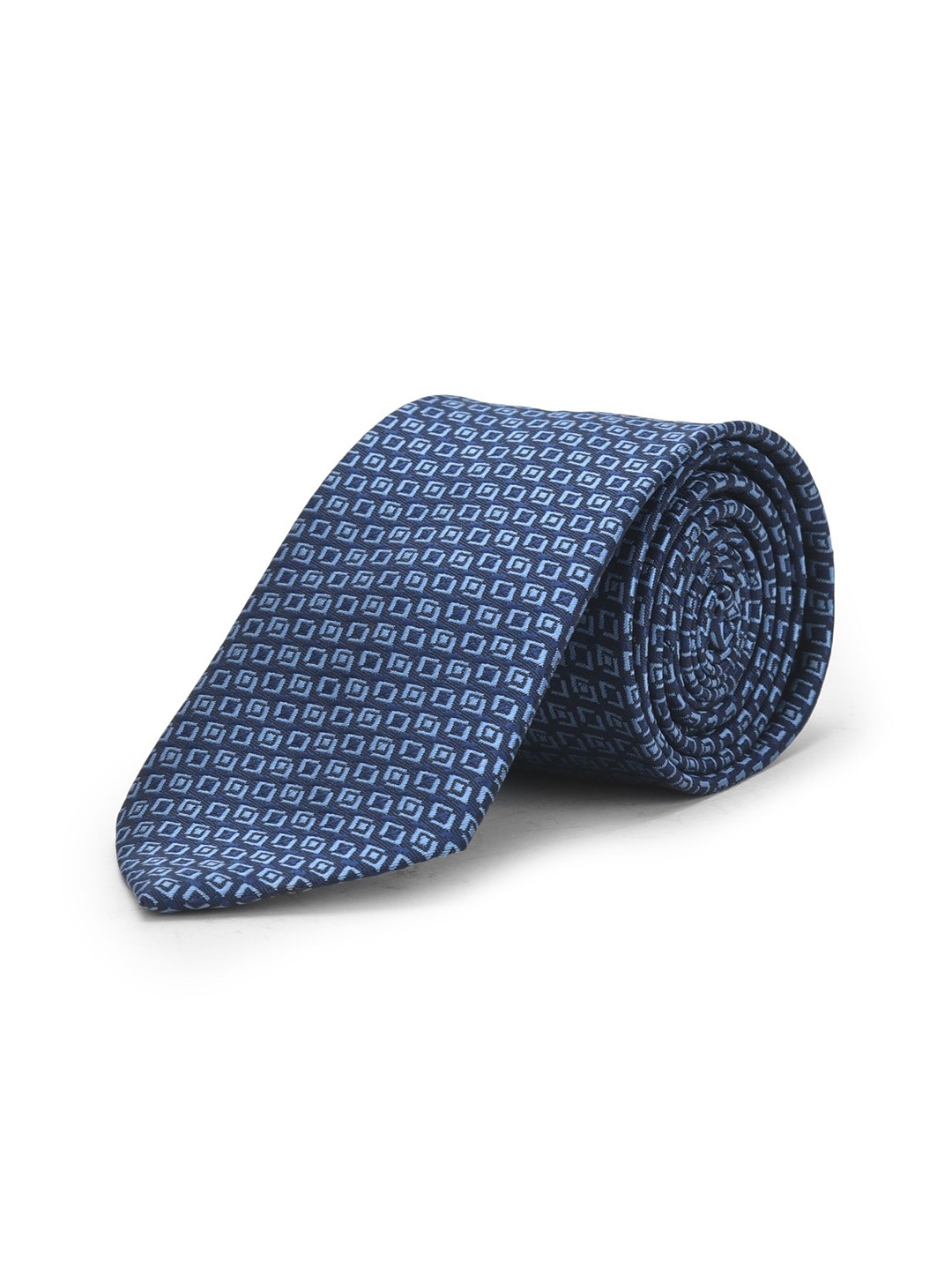 

Cazzano Men Printed Broad Tie, Blue