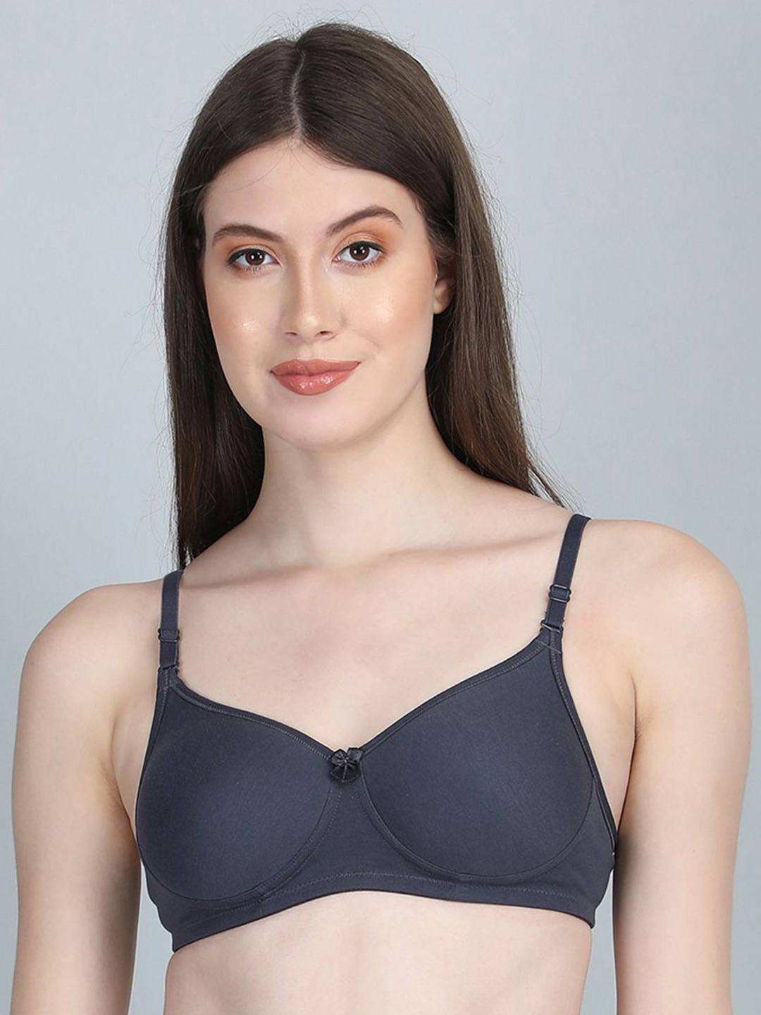 

Nakshu Full Coverage Lightly Padded Moisture Wicking T-Shirt Bra, Blue