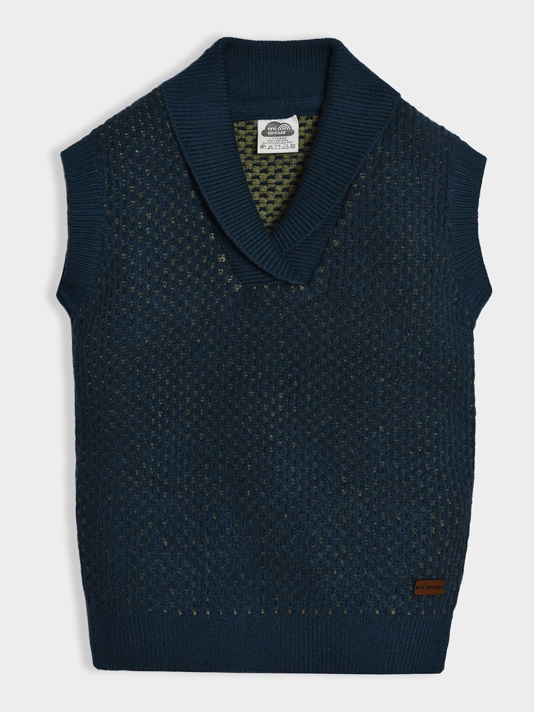 

MiArcus Kids Sleeveless Sweater Vest, Blue