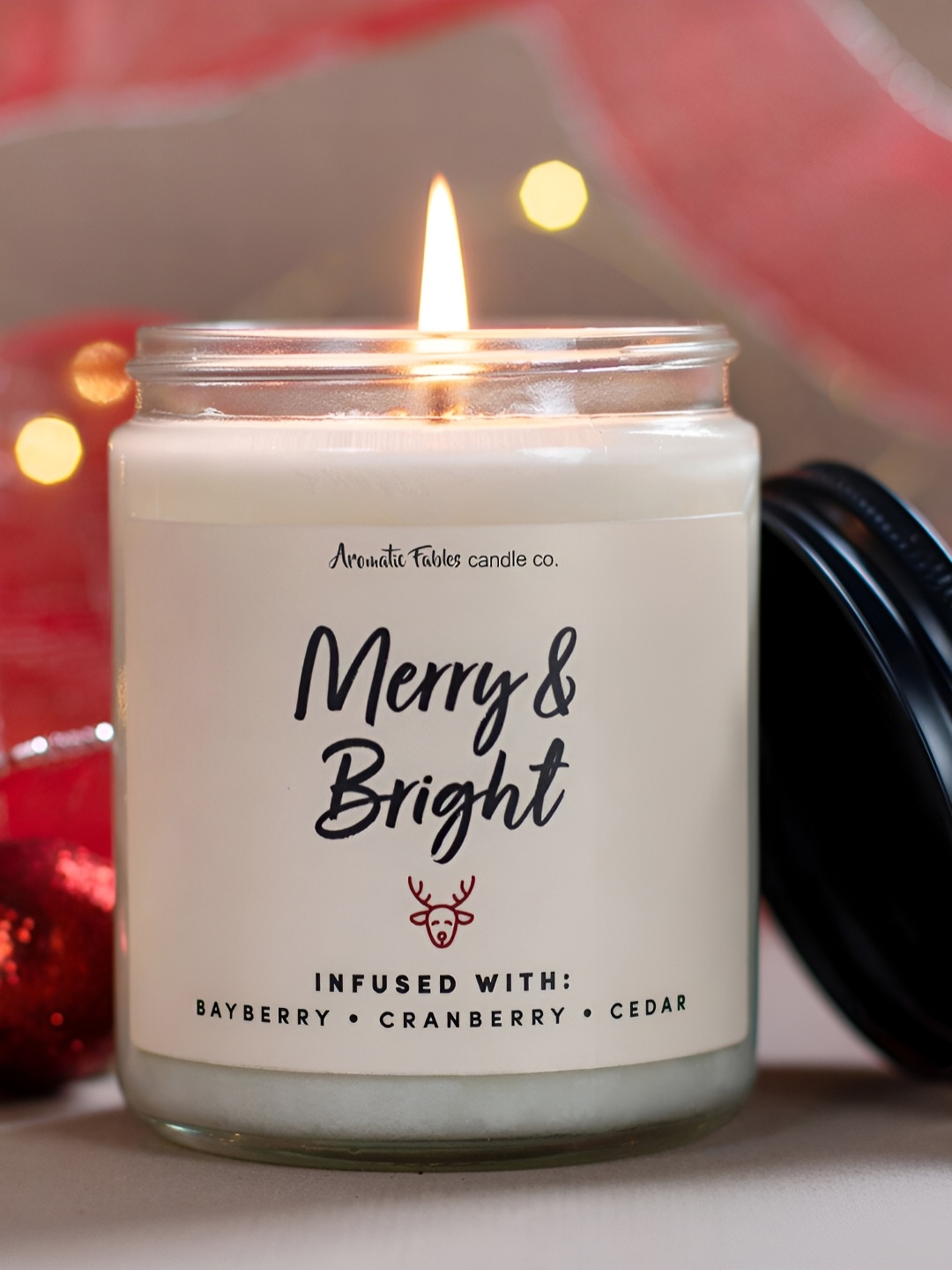 

Aromatic Fables White Cranberry Scented Jar Candle
