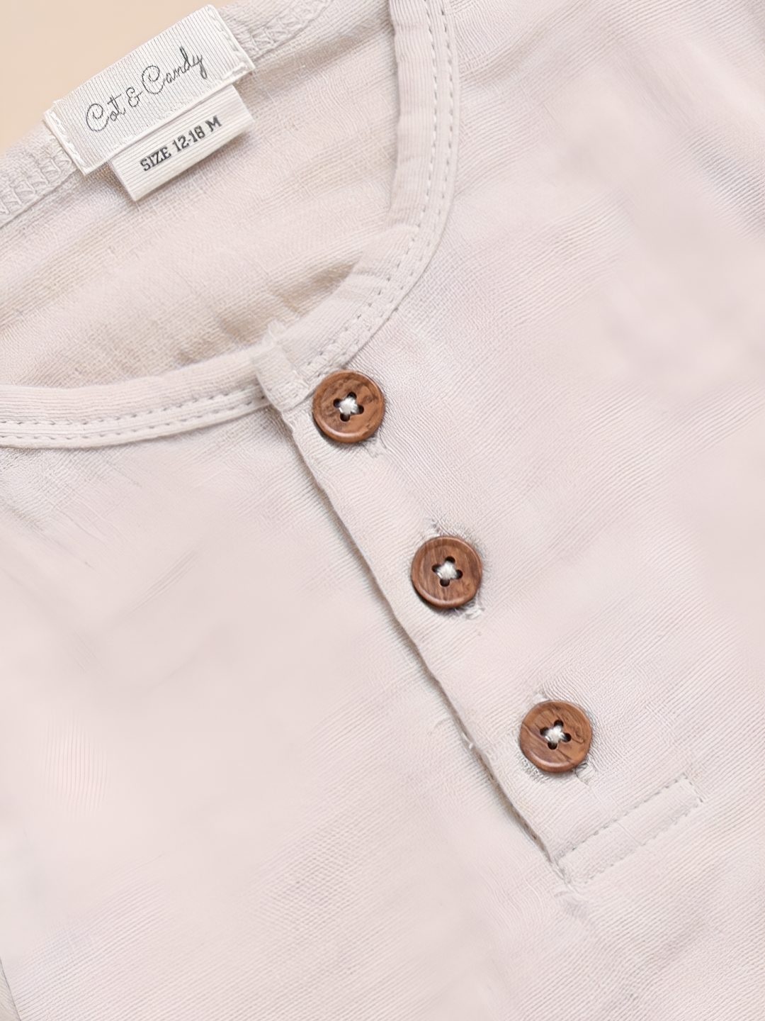 

COT & CANDY Kids T-shirt, Cream