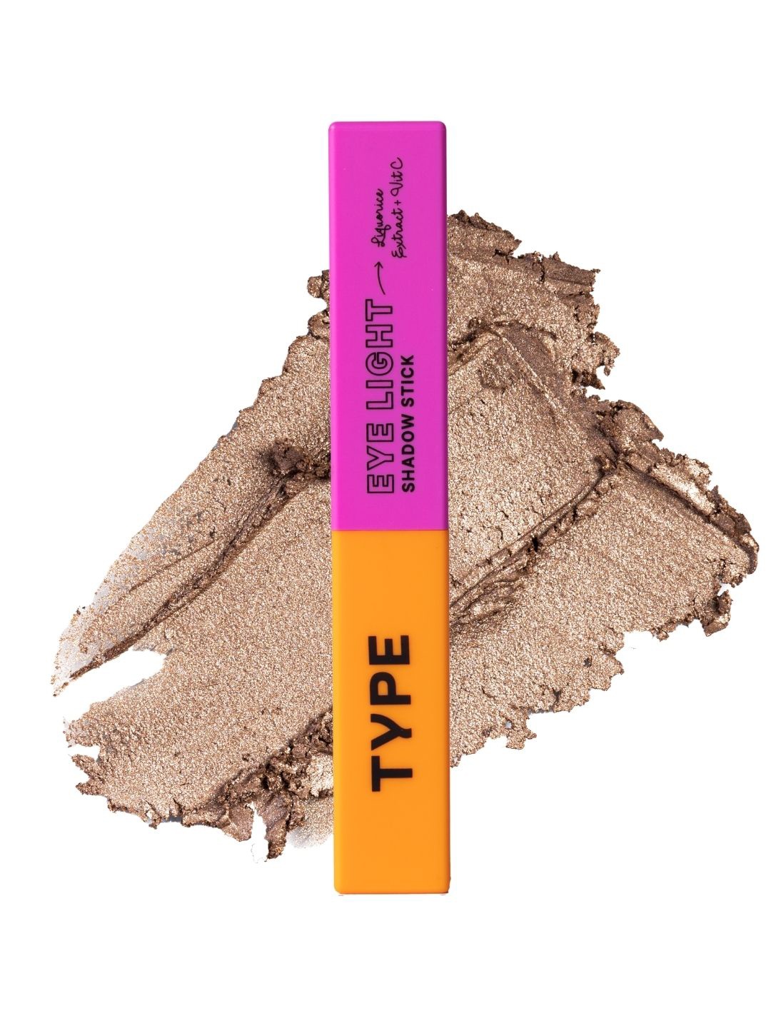 

TYPE BEAUTY INCEye Light Shadow Stick With Liquorice Extract & Vit C- 2.5 g - Steel 708, Brown