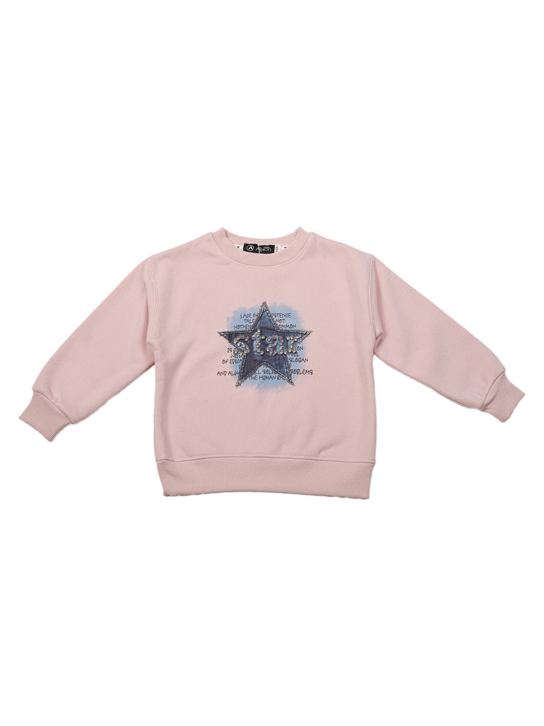 

Albion By CnM Girls Round Neck Long Sleeves Sweatshirt, Peach