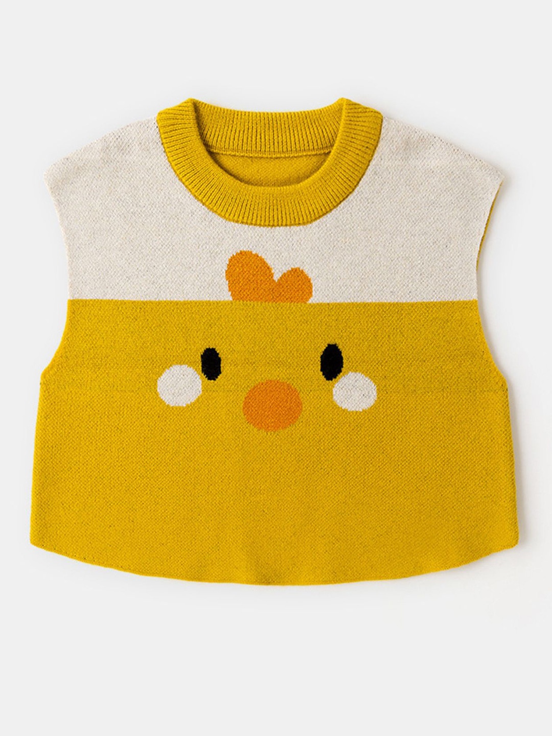 

LULU & SKY Kids Printed Sweater Vest, Yellow