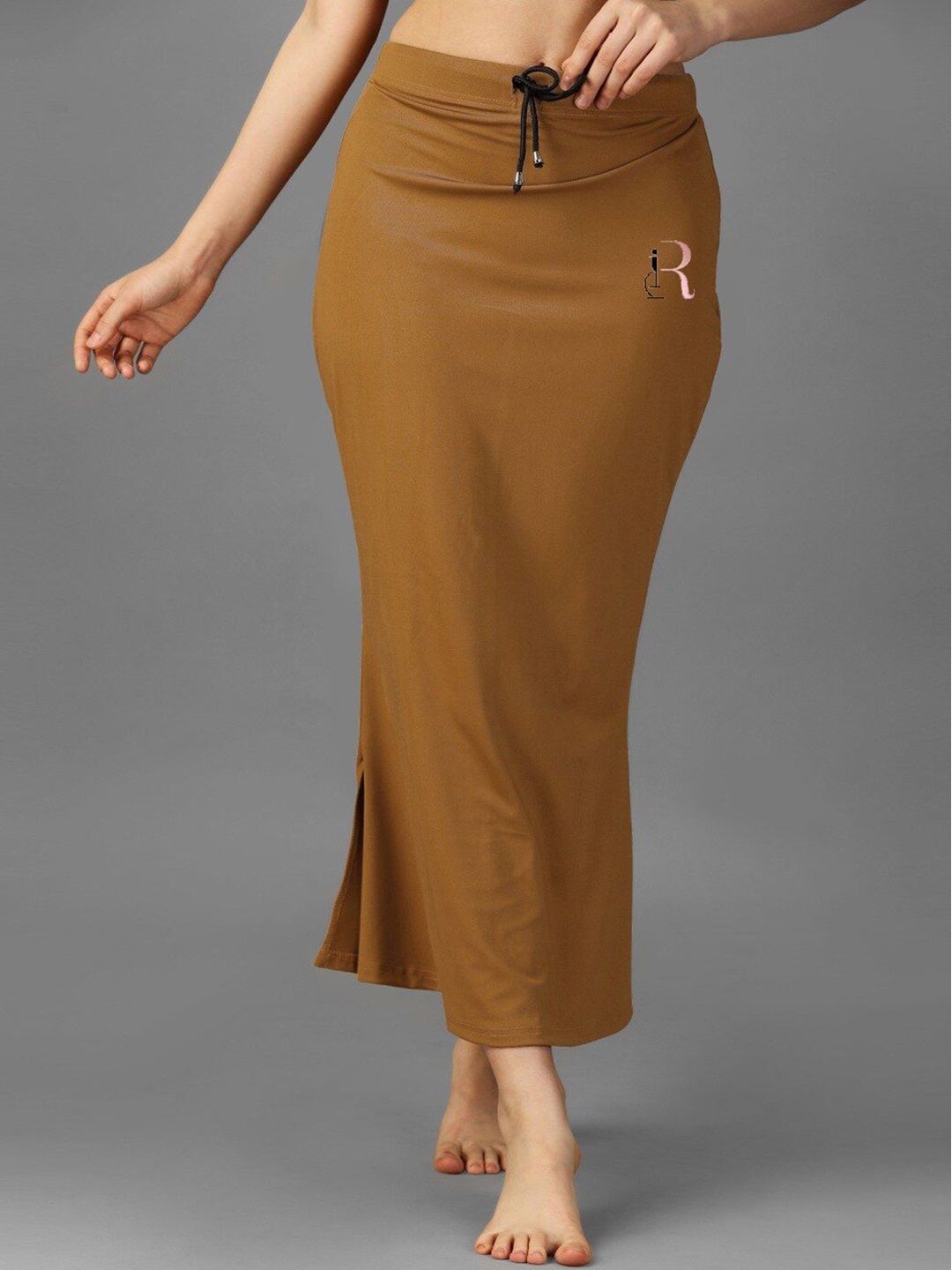 

IndianRang Stretcheble Saree Shapewear, Brown