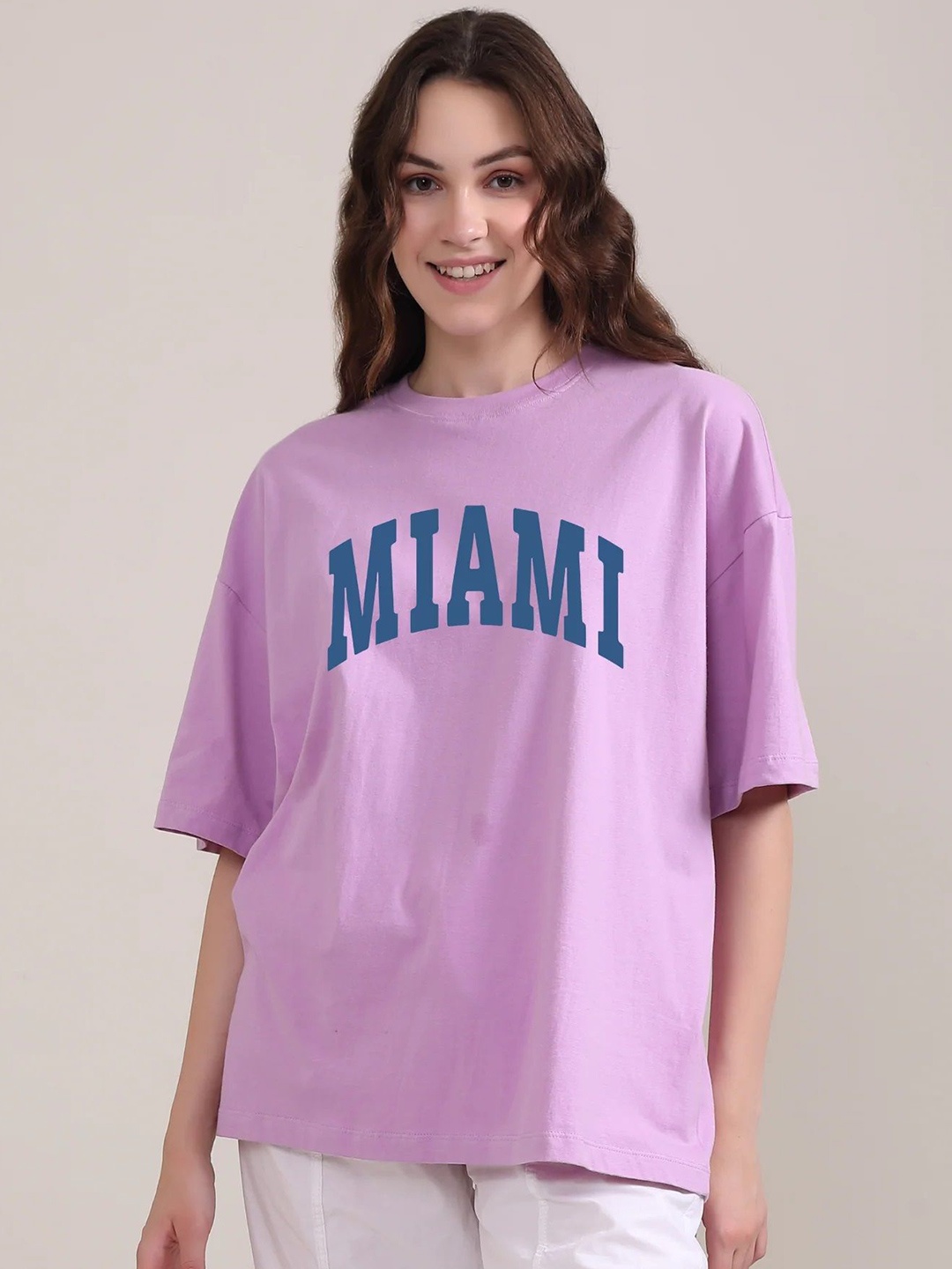 

BOTNIA Unisex Printed T-shirt, Lavender