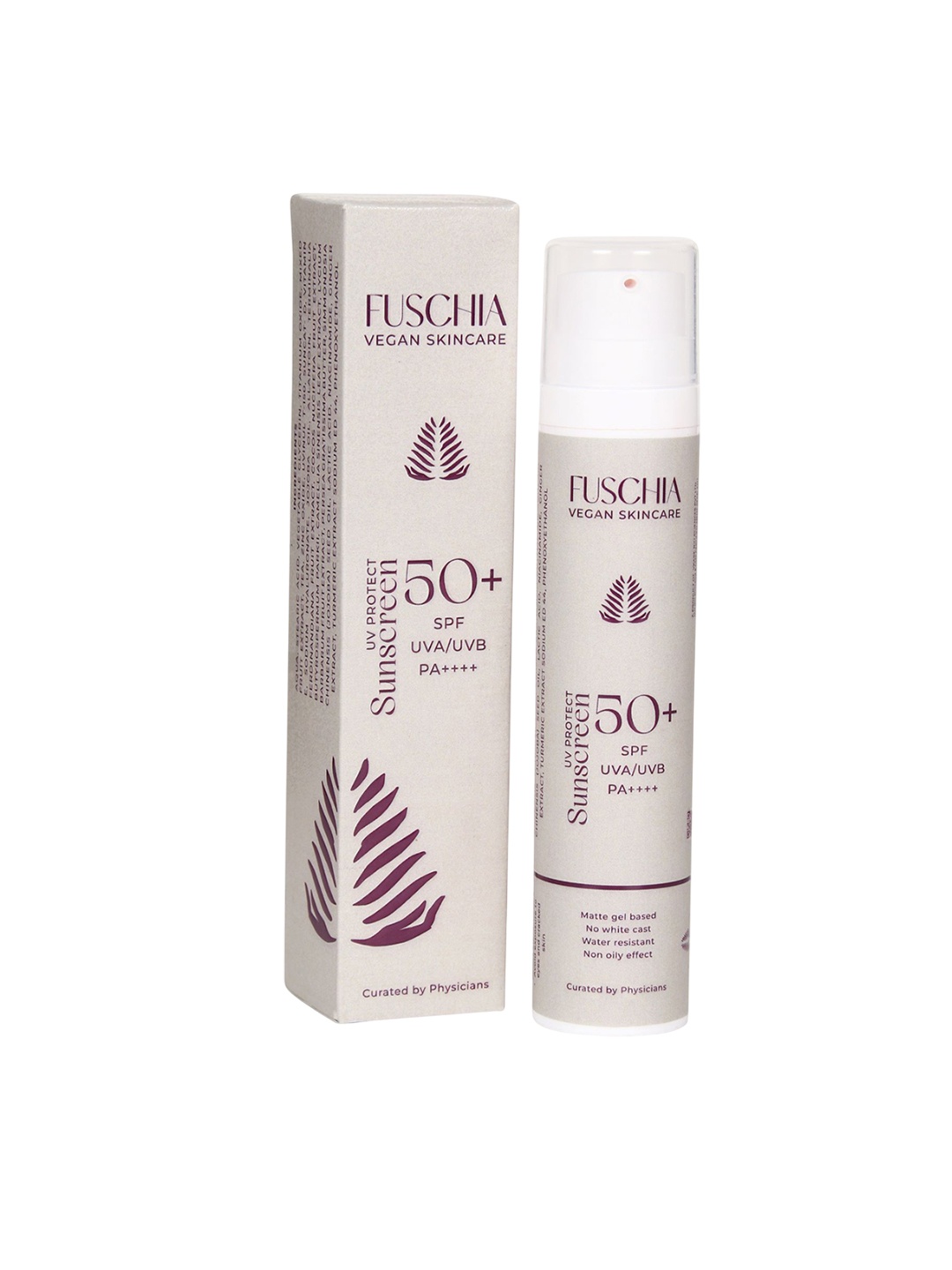

Fuschia UVA/UVB Protect Sunscreen With SPF 50+PA++++ - 50 g, Pink