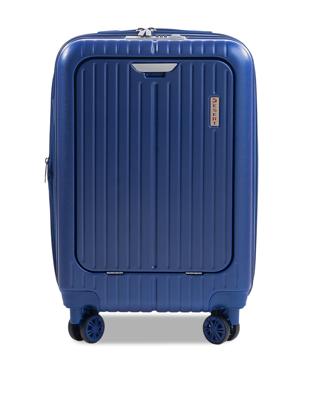 

PYB Women Hard Sided Cabin Trolly Suitcase, Blue