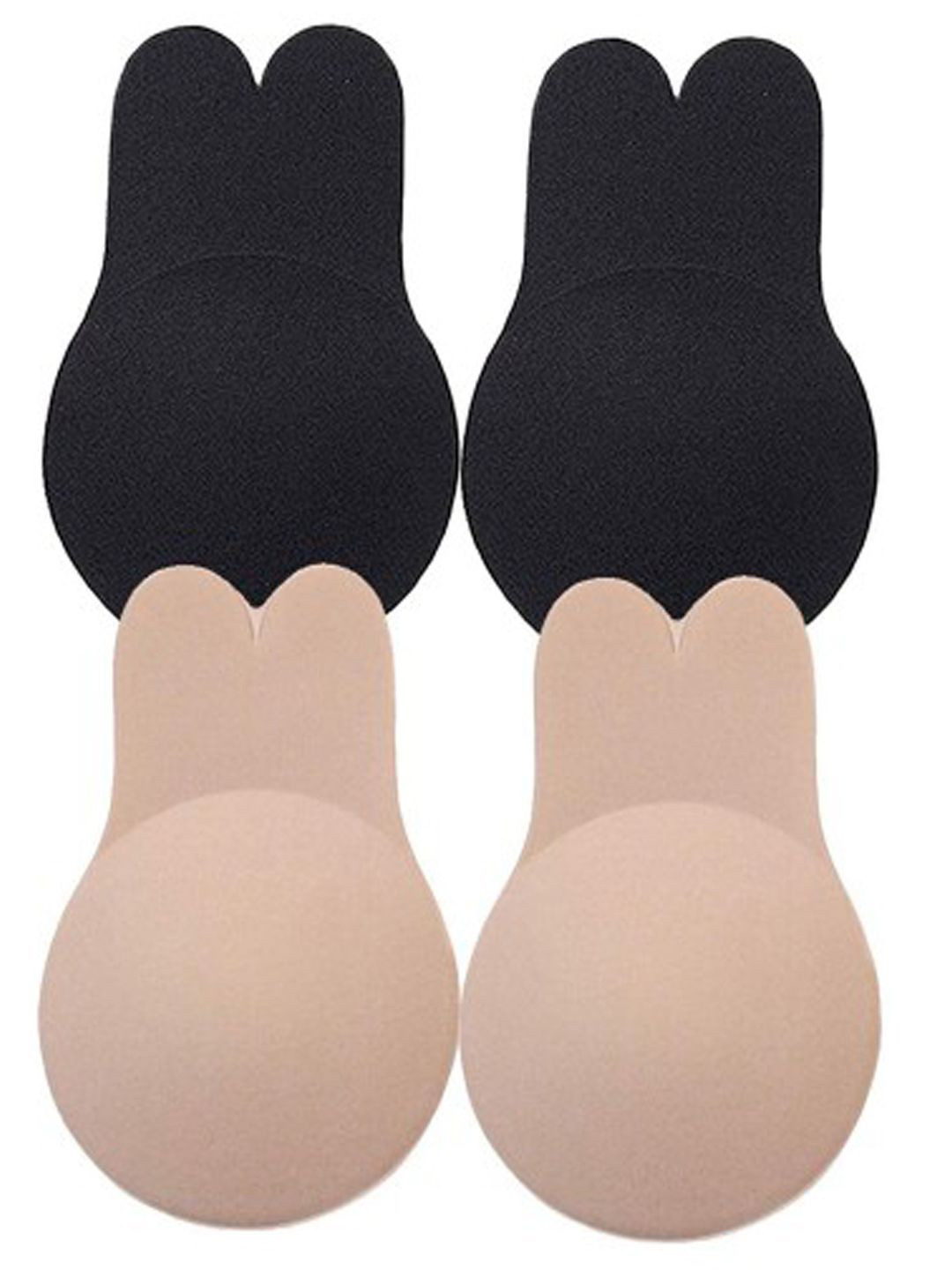 

Xivir Set of 2 Women Padded Reusable Pushup Breast Lift Stick-On Lingerie accessories, Beige