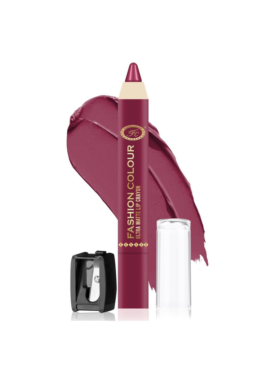 

Fashion Colour Long Lasting Lip Crayon- SUGAR PLUM 2.8gm, Red