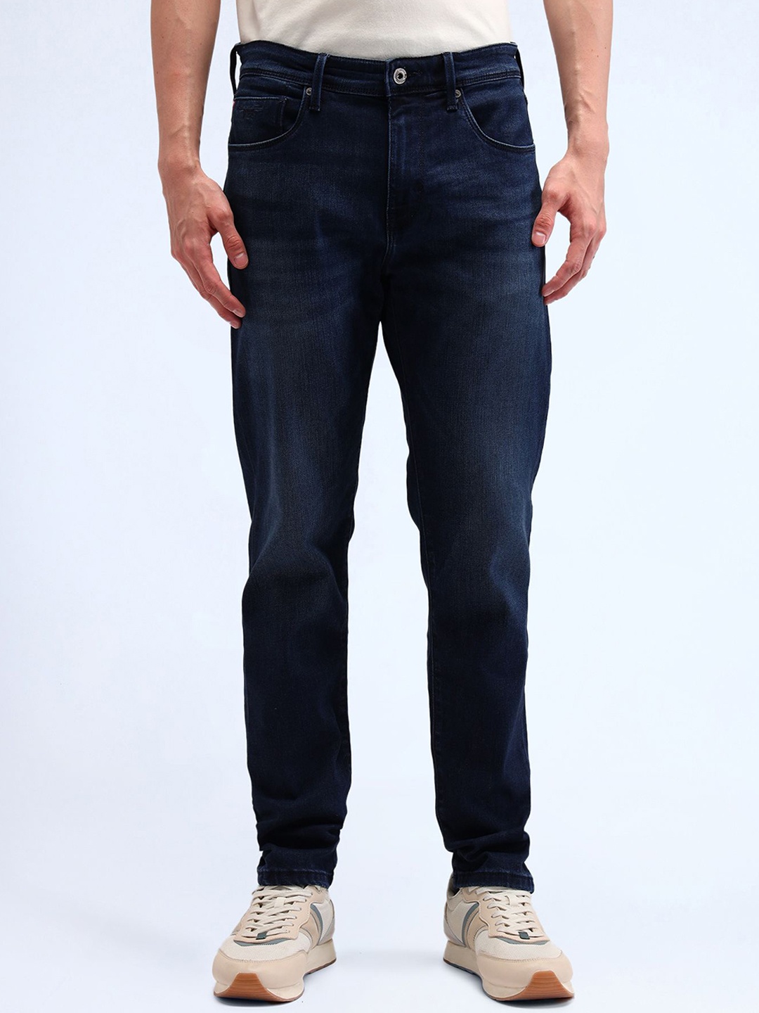 

Flying Machine Men Urban Slim Fit Stretchable Jeans, Blue