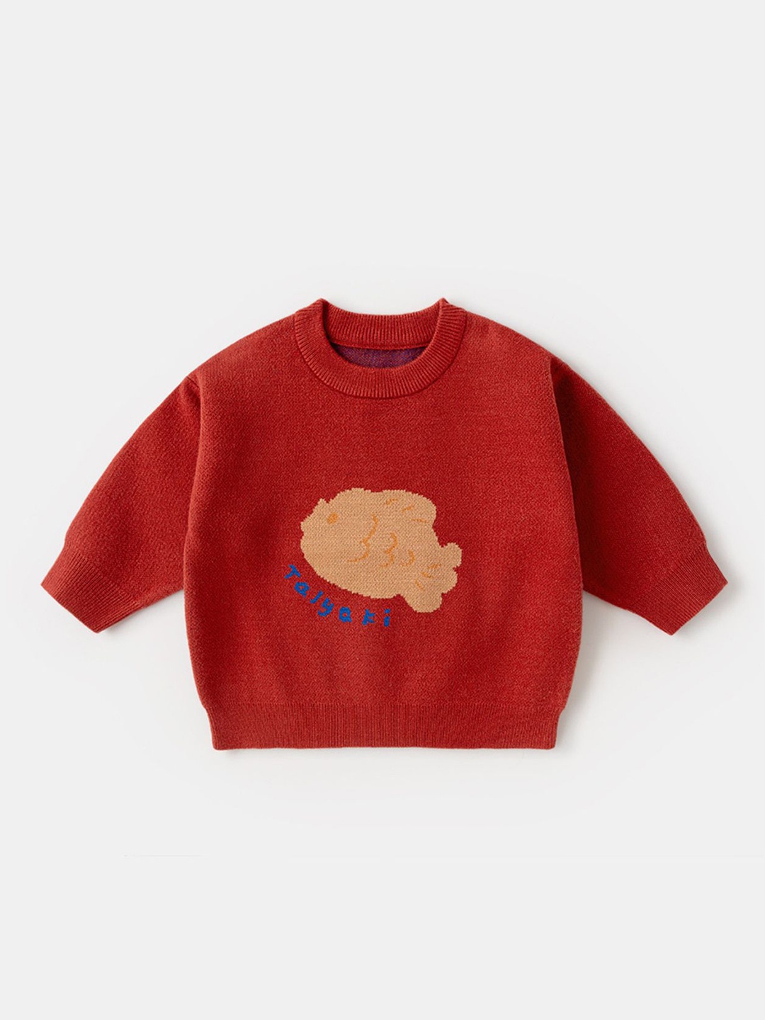 

LULU & SKY Boys Printed Pullover, Red