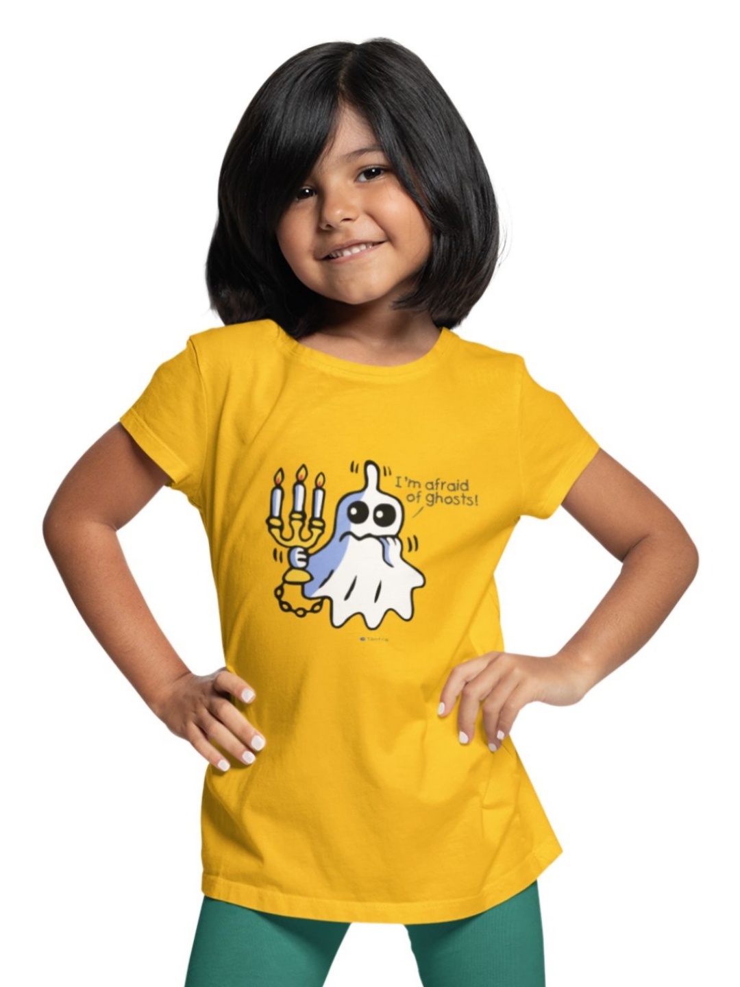 

Tantra Kids Typography Printed T-shirt, Yellow