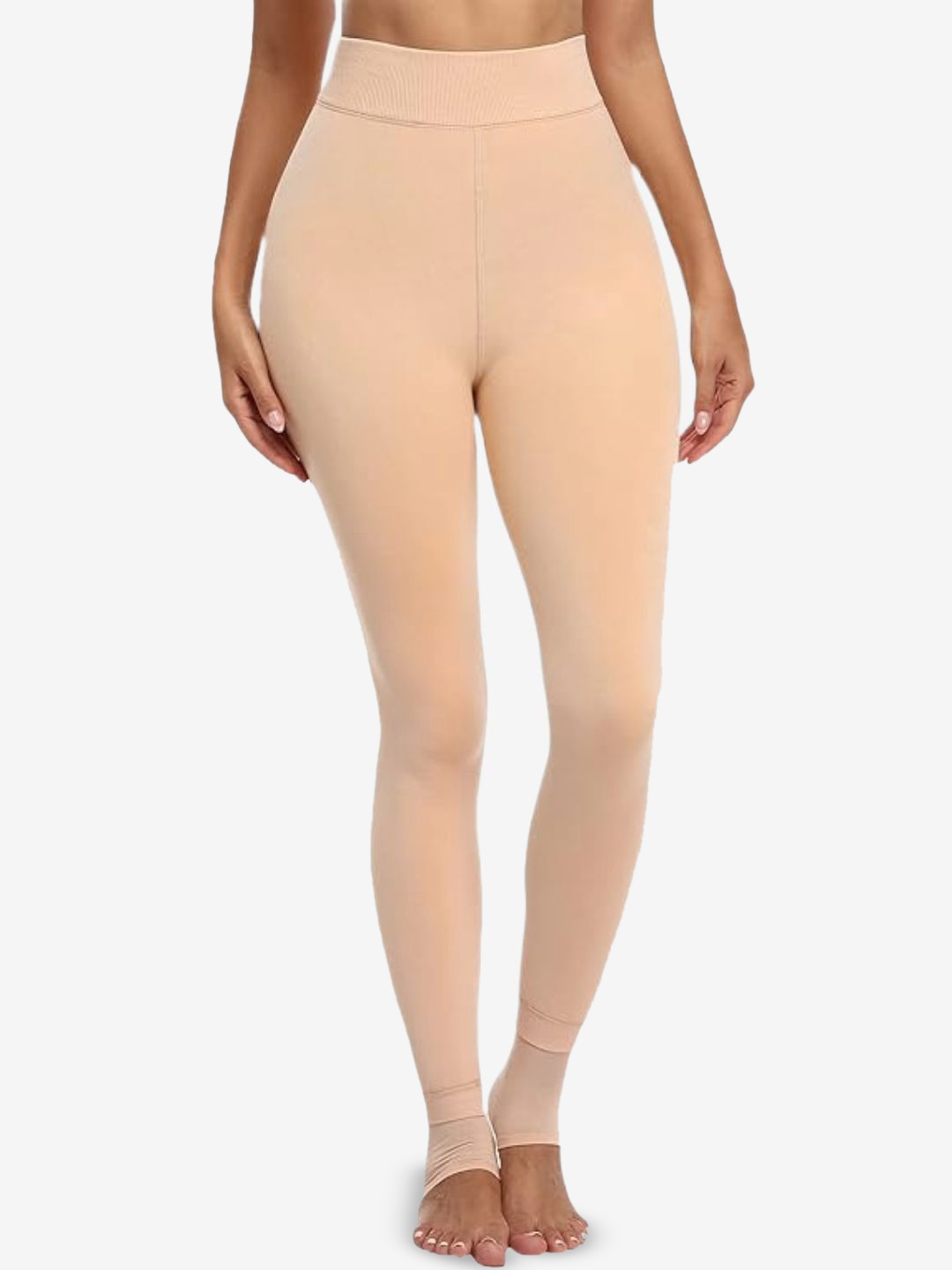 

JMT Wear Women Mid-Rise Thermal Bottoms, Beige