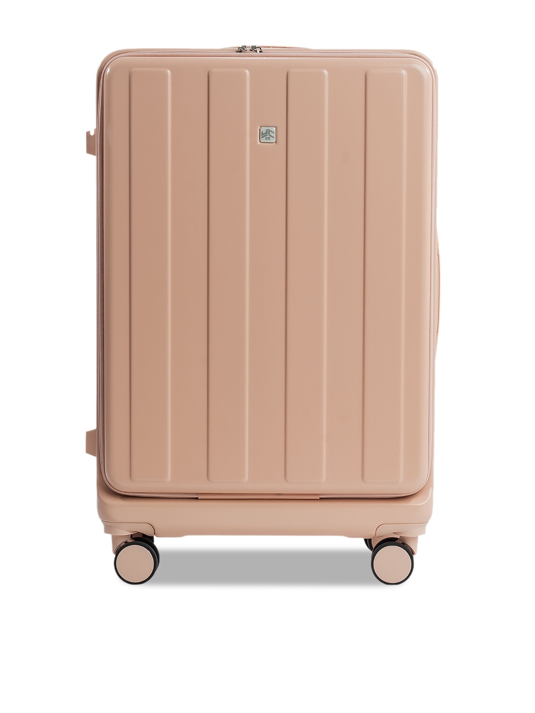 

PYB Women Hard Sided Cabin Trolly Suitcase, Beige