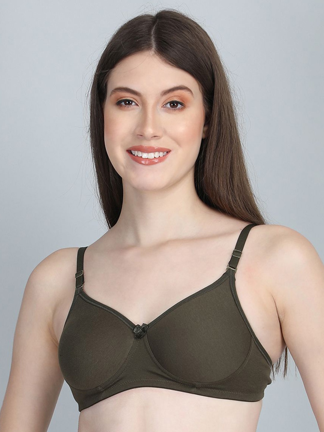 

Nakshu Full Coverage Lightly Padded Underwired T-shirt Bra, Taupe