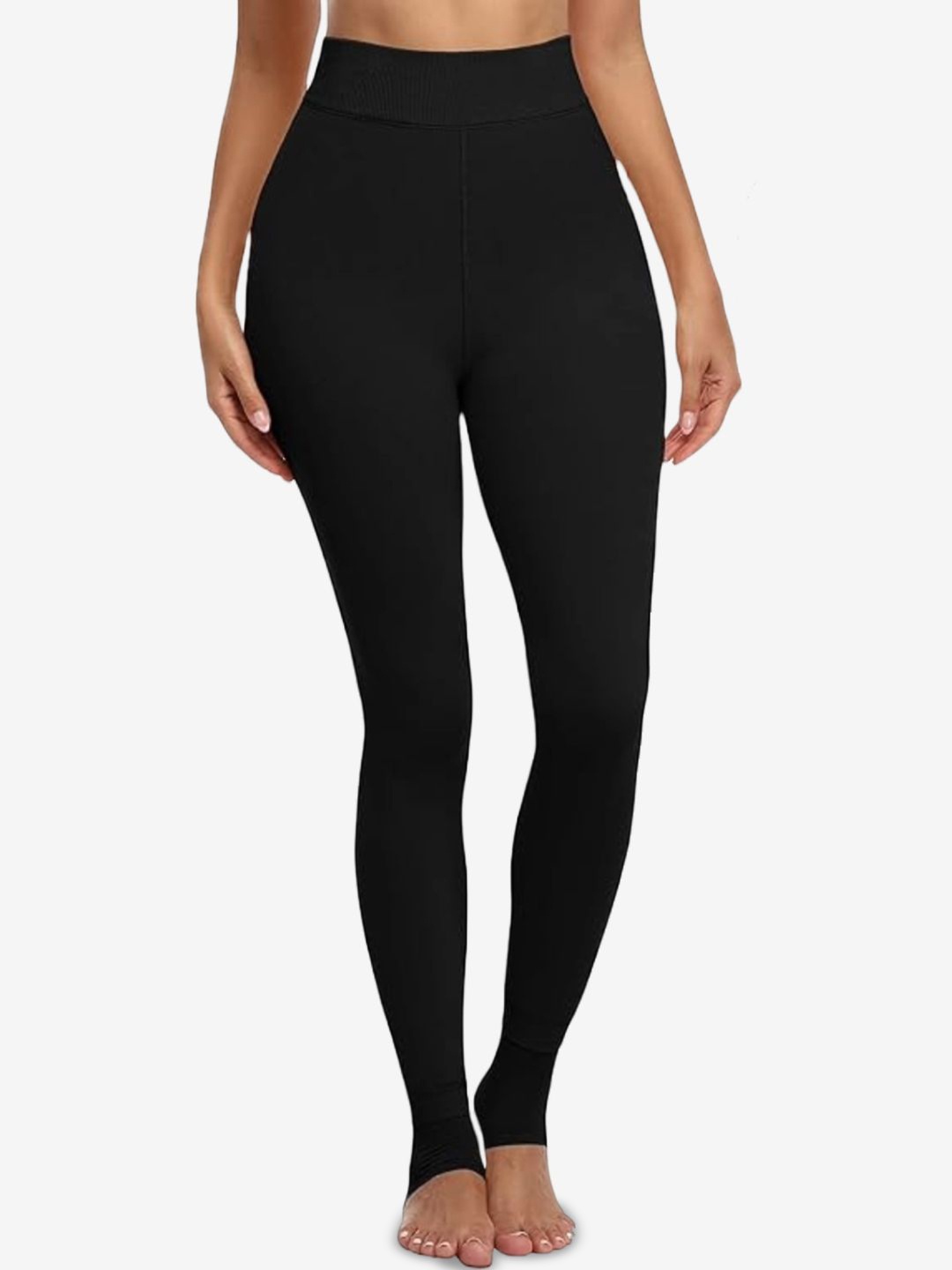 

JMT Wear Women High-Rise Thermal Bottoms, Black