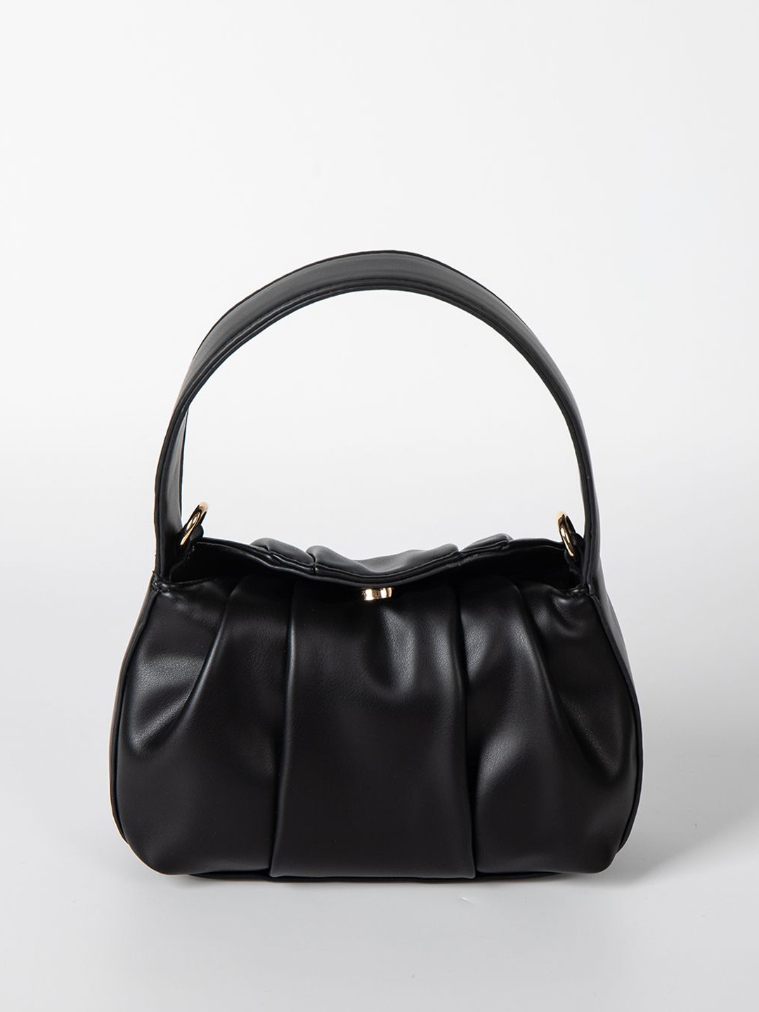 

RAVE PU Structured Shoulder Bag, Black