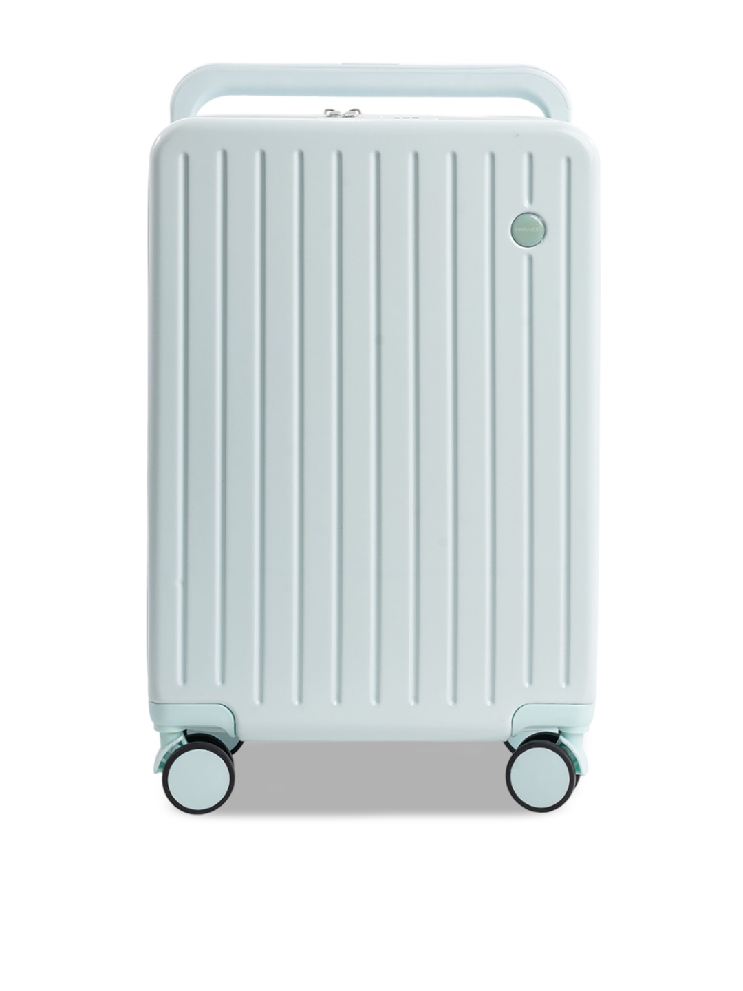 

PYB Women Hard Sided Cabin Trolly Suitcase, Turquoise blue