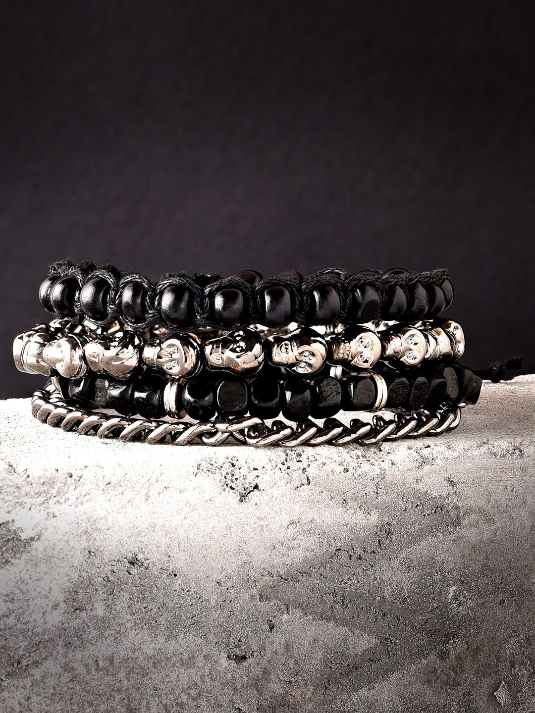 

The Bro Code Men Silver-Plated Bracelet
