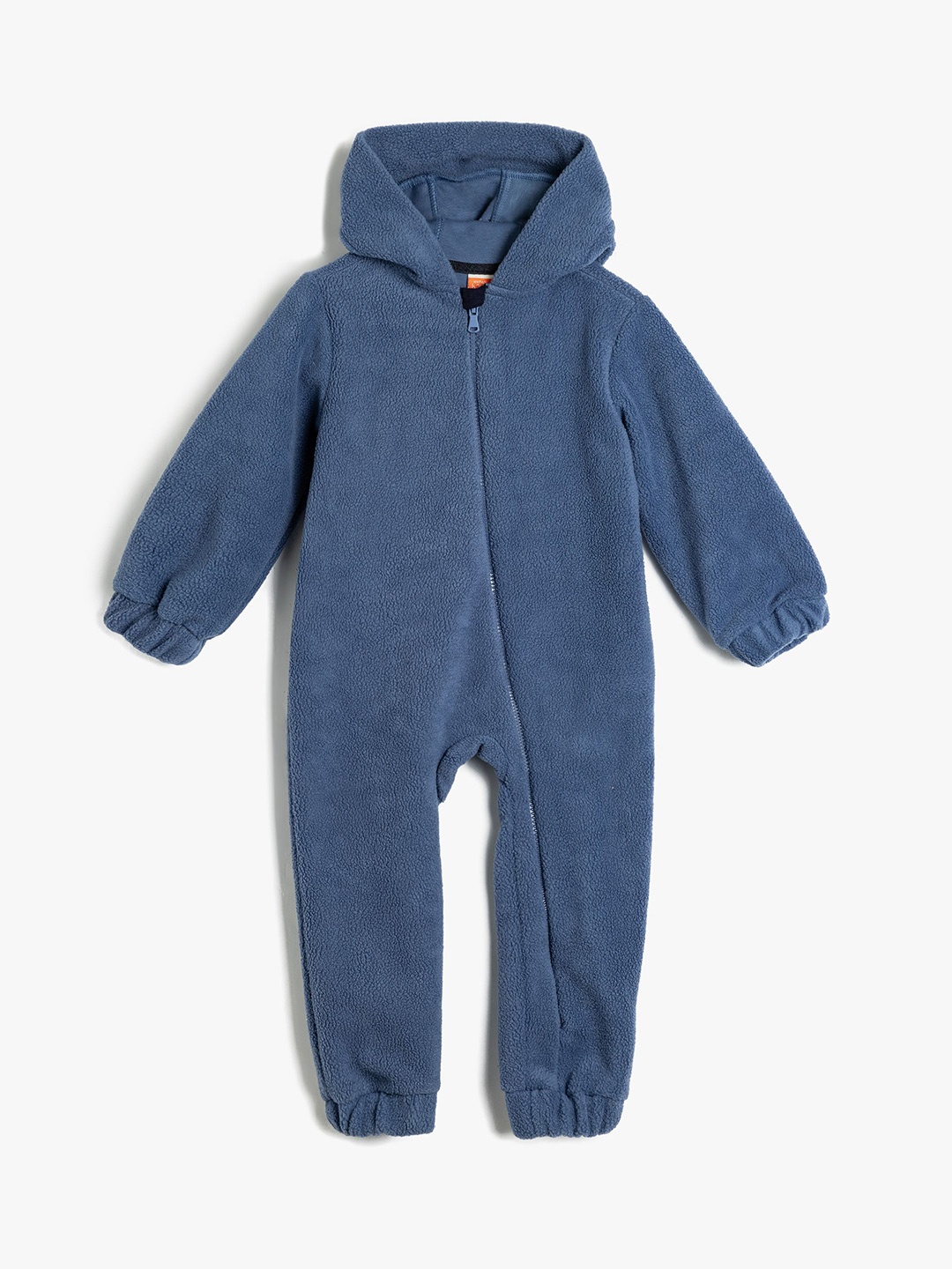 

Koton Infants Hooded Cotton Rompers, Blue