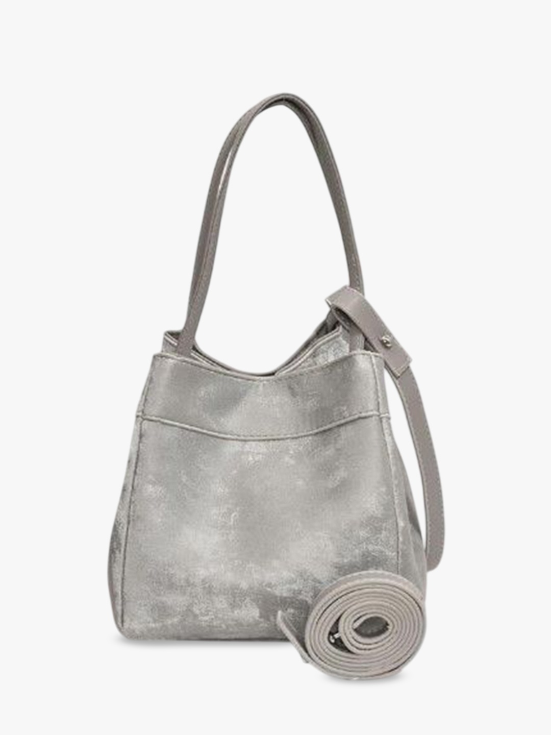 

StyleCast Textured Bucket Handheld Bag, Grey
