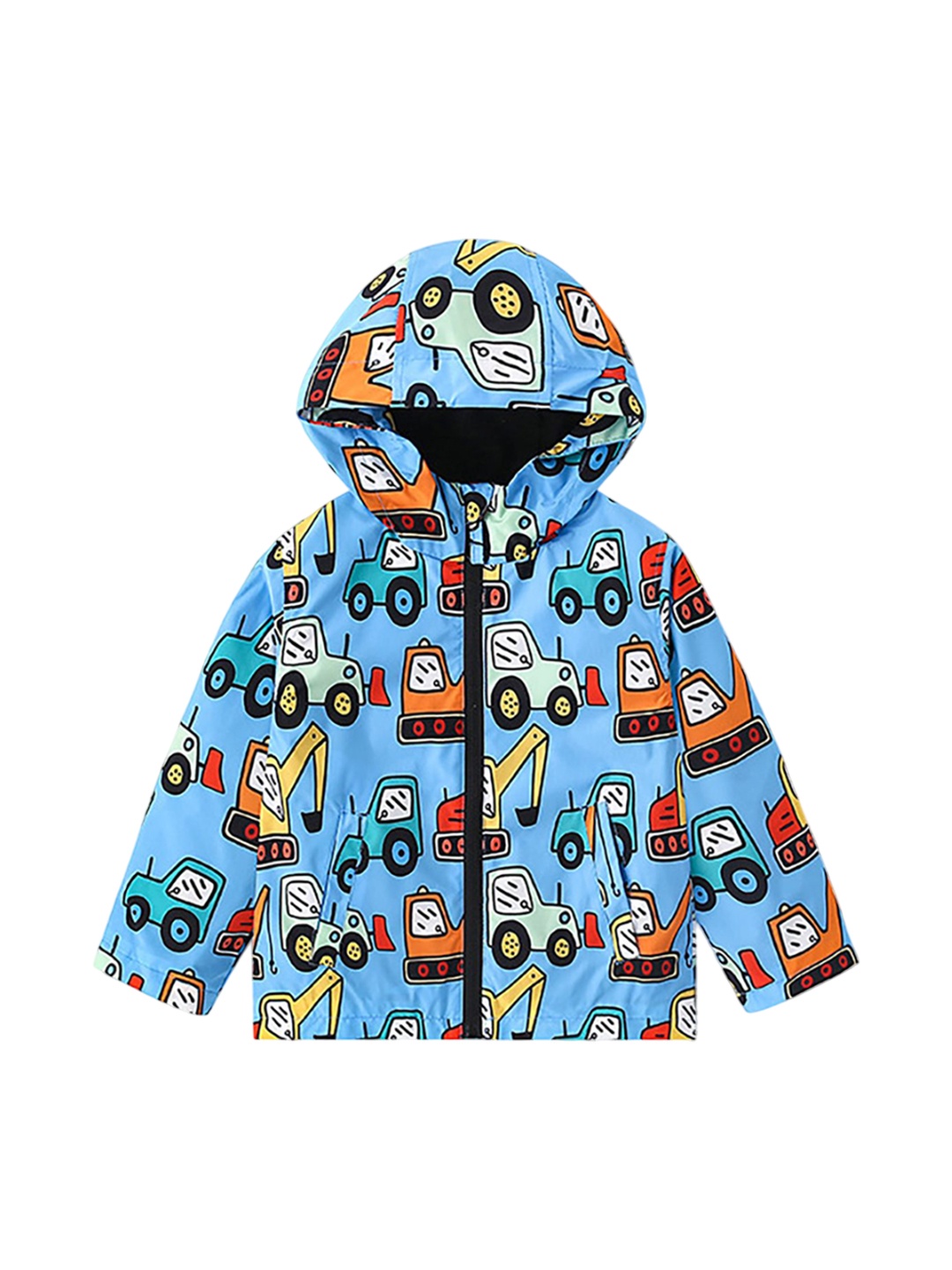 

LULU & SKY Boys Tailored Jacket with Patchwork, Blue