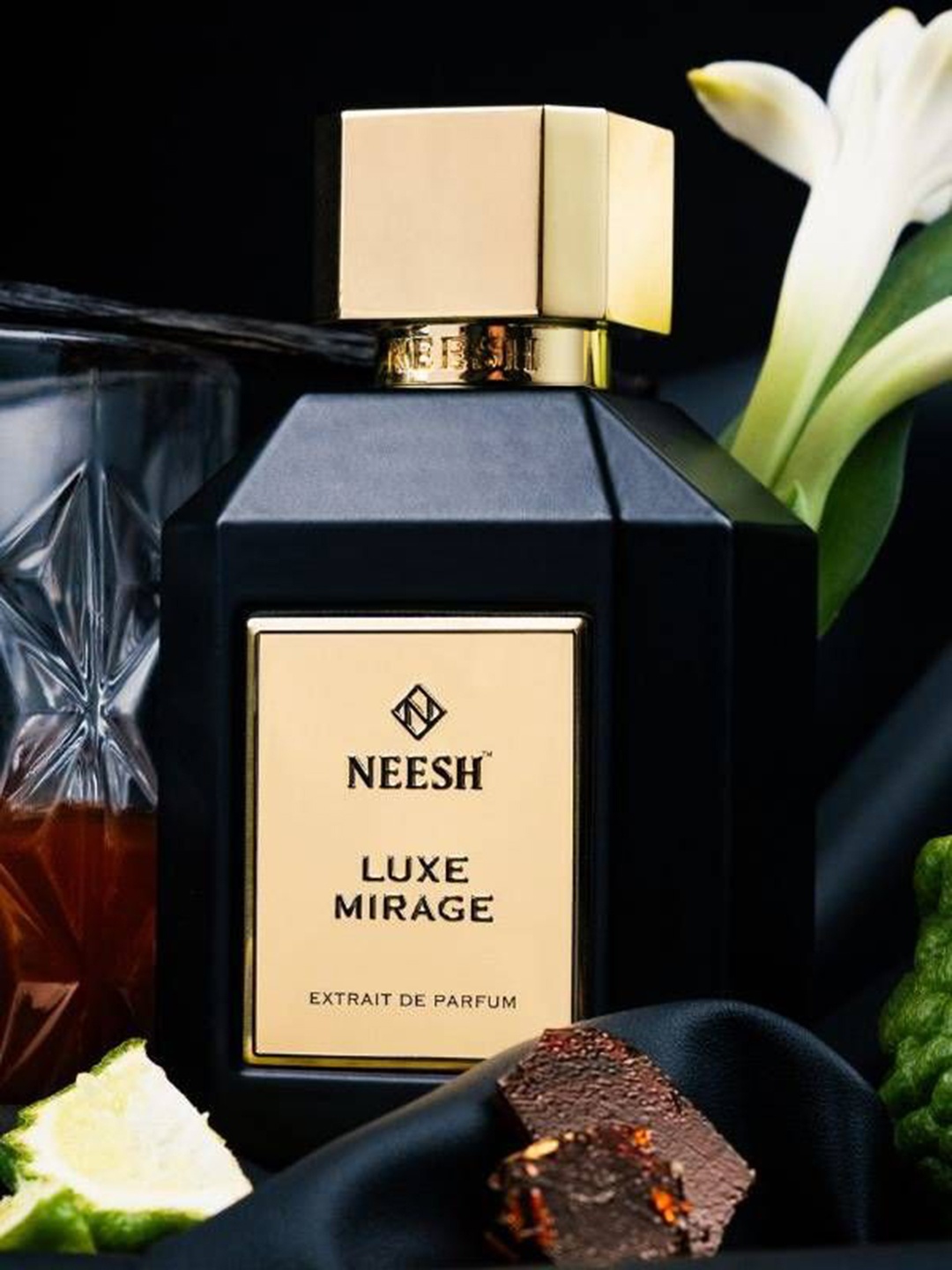 

NEESH Men Luxe Mirage Long Lasting Extrait De Parfum - 100 ml, Black