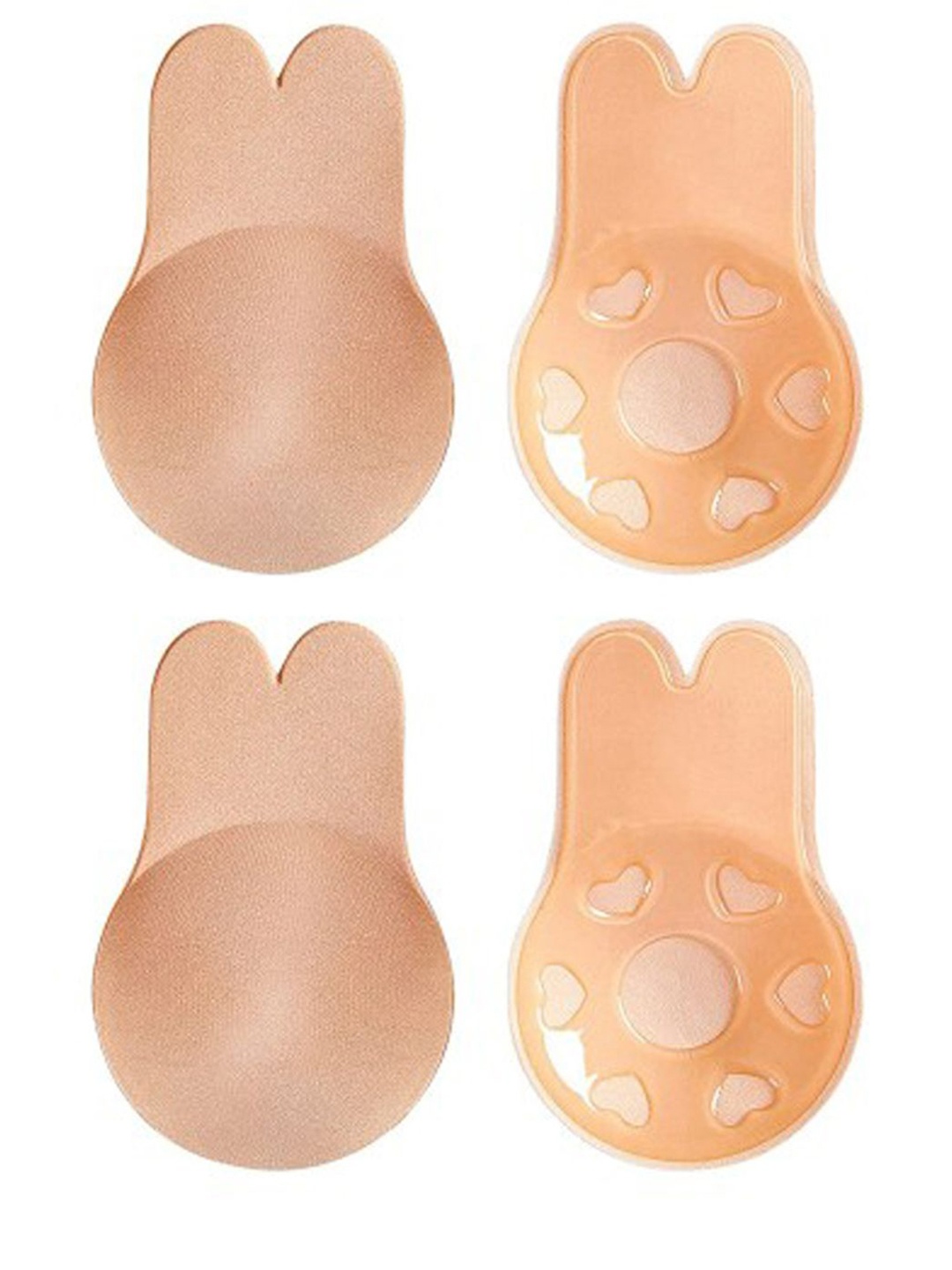 

Xivir Women Pack of 2 Padded Reusable Breast Lift Stick-Ons Lingerie accessories, Beige