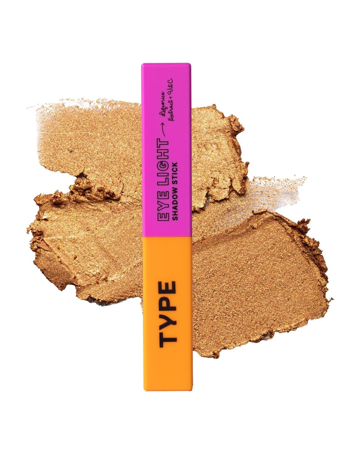 

TYPE BEAUTY INC Eye Light Shadow Stick With Liquorice Extract- 2.5g Golden Glare 707, Gold