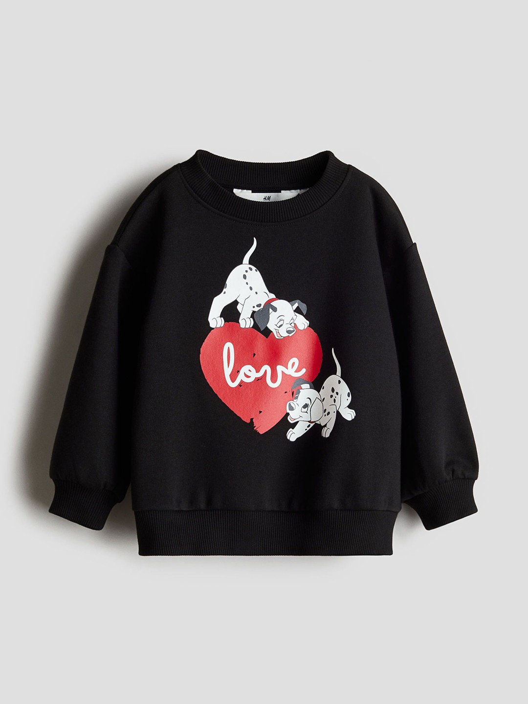 

H&M Girls Printed Sweatshirt, Black