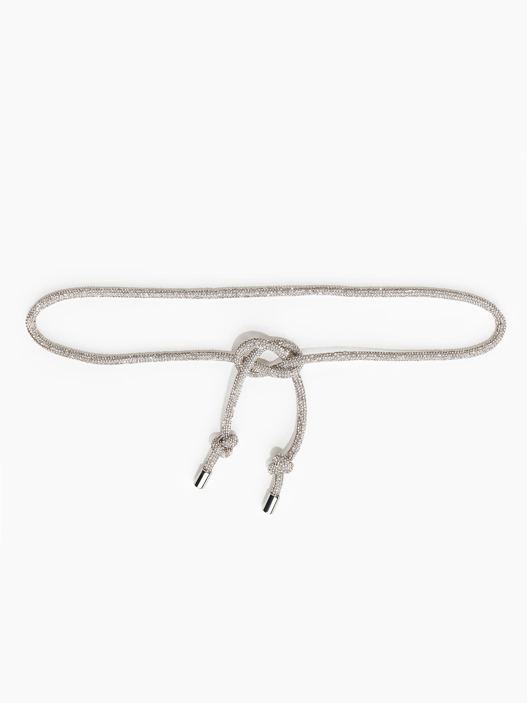 

H&M Rhinestone Waist Belt, Silver