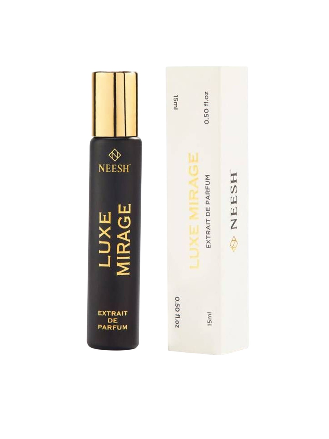 

NEESH Men Luxe Mirage Long Lasting Extrait De Parfum - 15 ml, Black