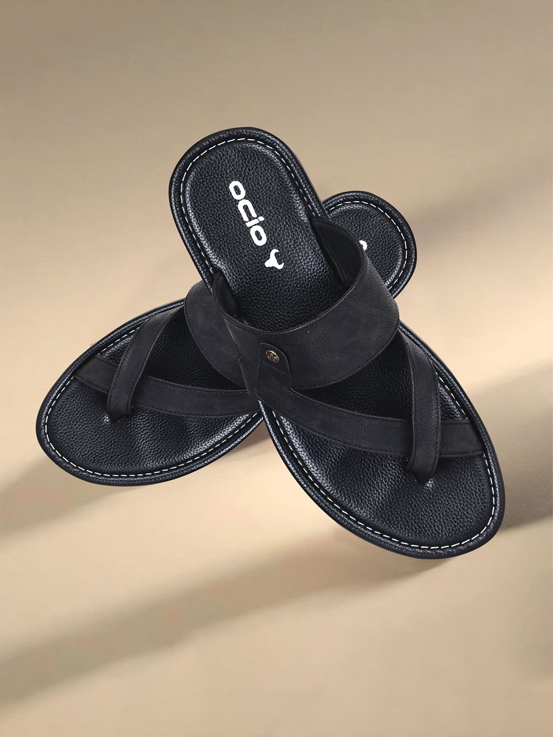 

OCIO Men Slip-On Comfort Sandals, Black