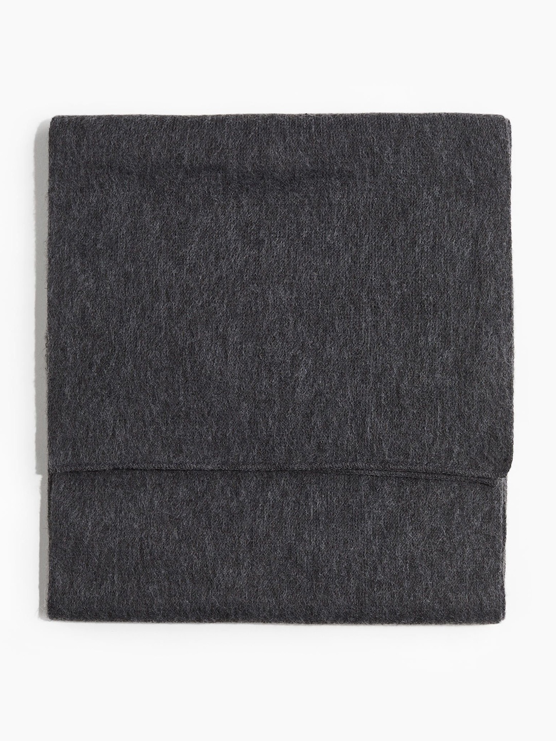 

H&M Brushed-Finish Scarf, Grey