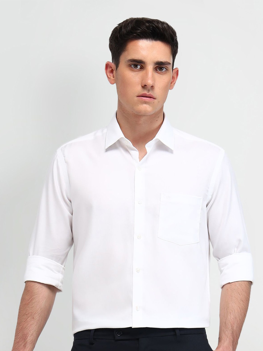 

Arrow Men Smart Slim Fit Opaque Formal Shirt, White