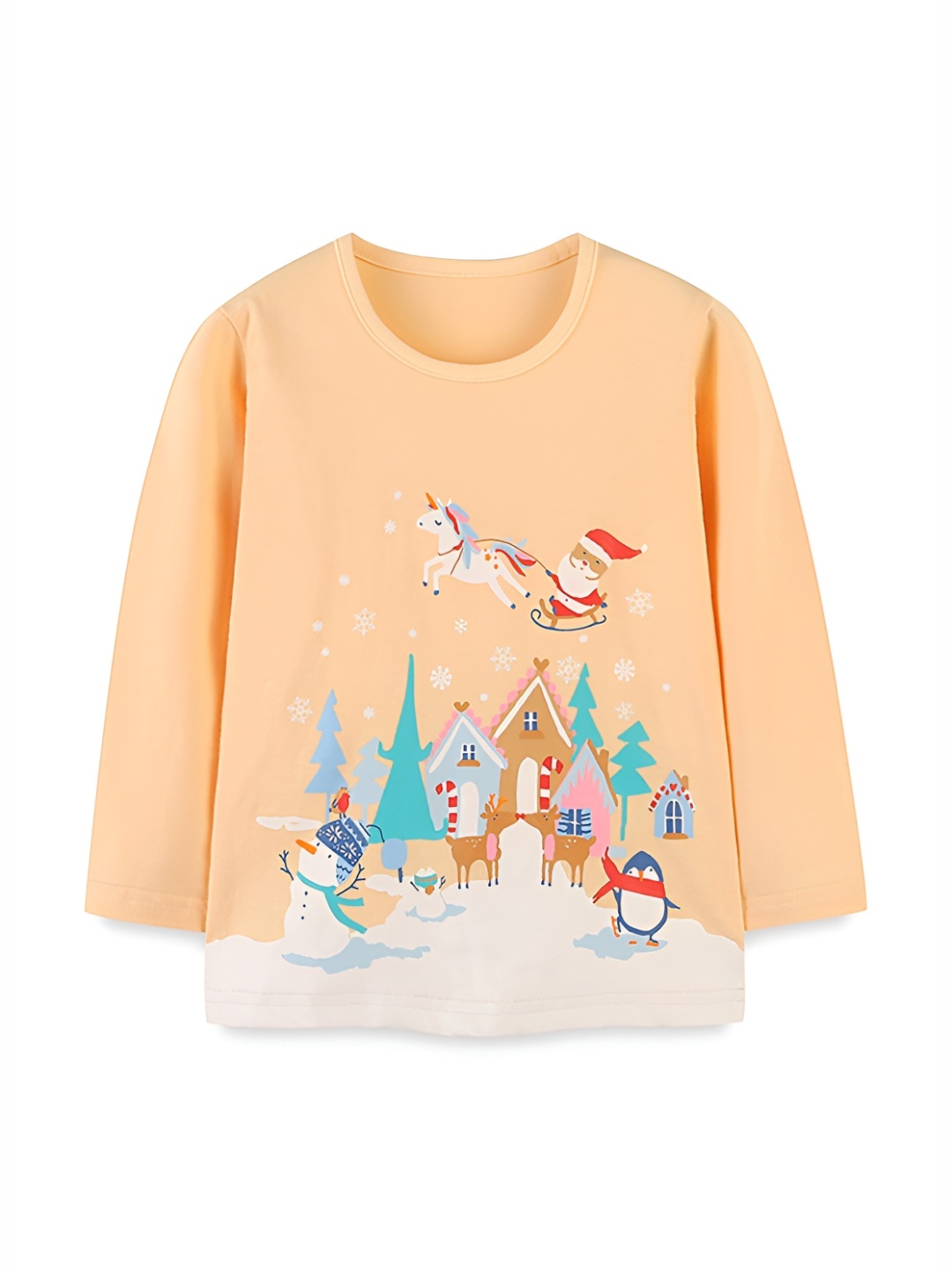 

LULU & SKY Boys Graphic Printed Round Neck Cotton T-shirt, Beige