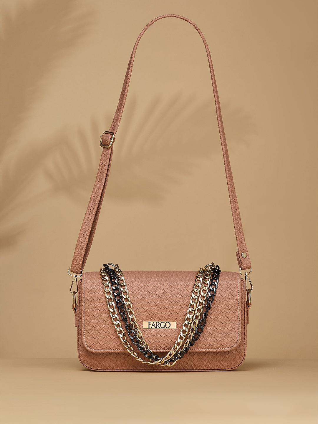 

FARGO PU Shopper Sling Bag, Tan