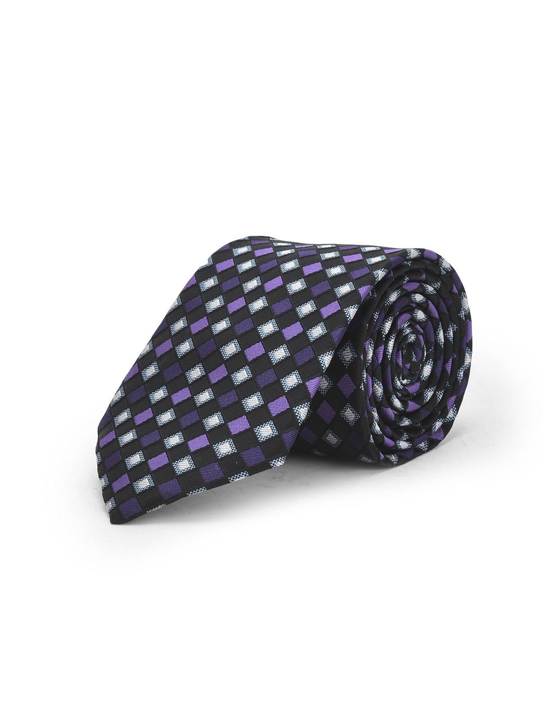 

Cazzano Men Printed Broad Tie, Black